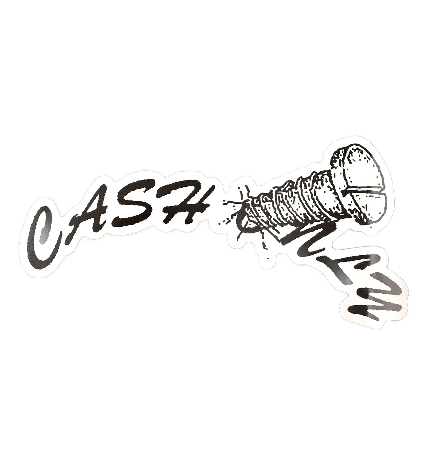 Screw Logo, White/Black