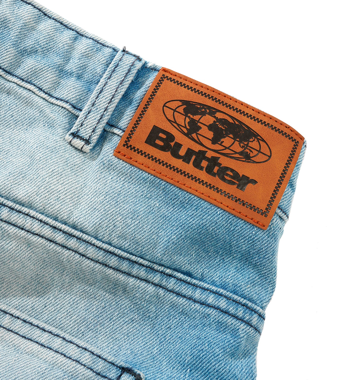 Scribble Denim - Baggy, Faded Light Blue - Image 4