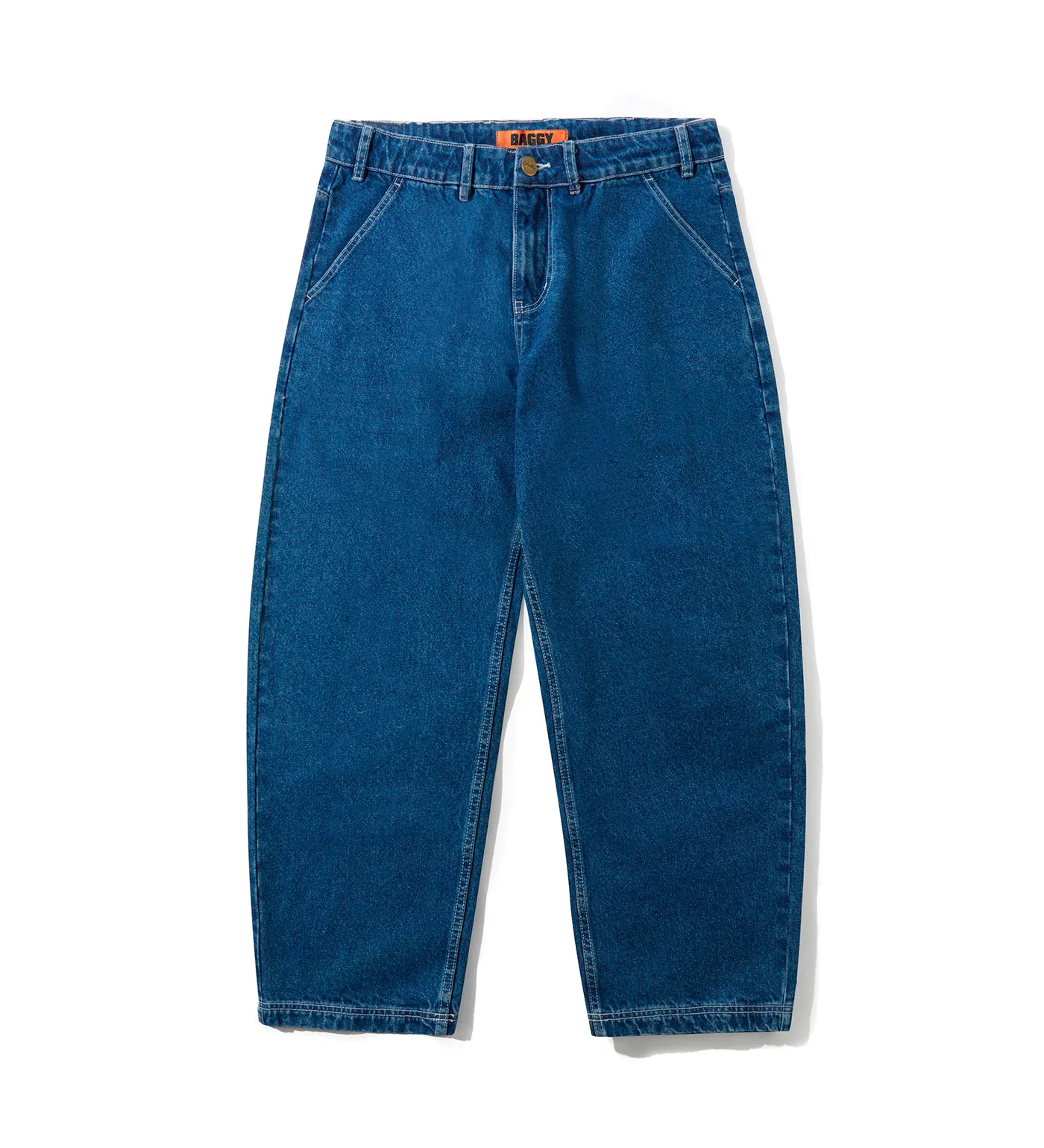 Scribble Denim - Baggy, Mid Blue