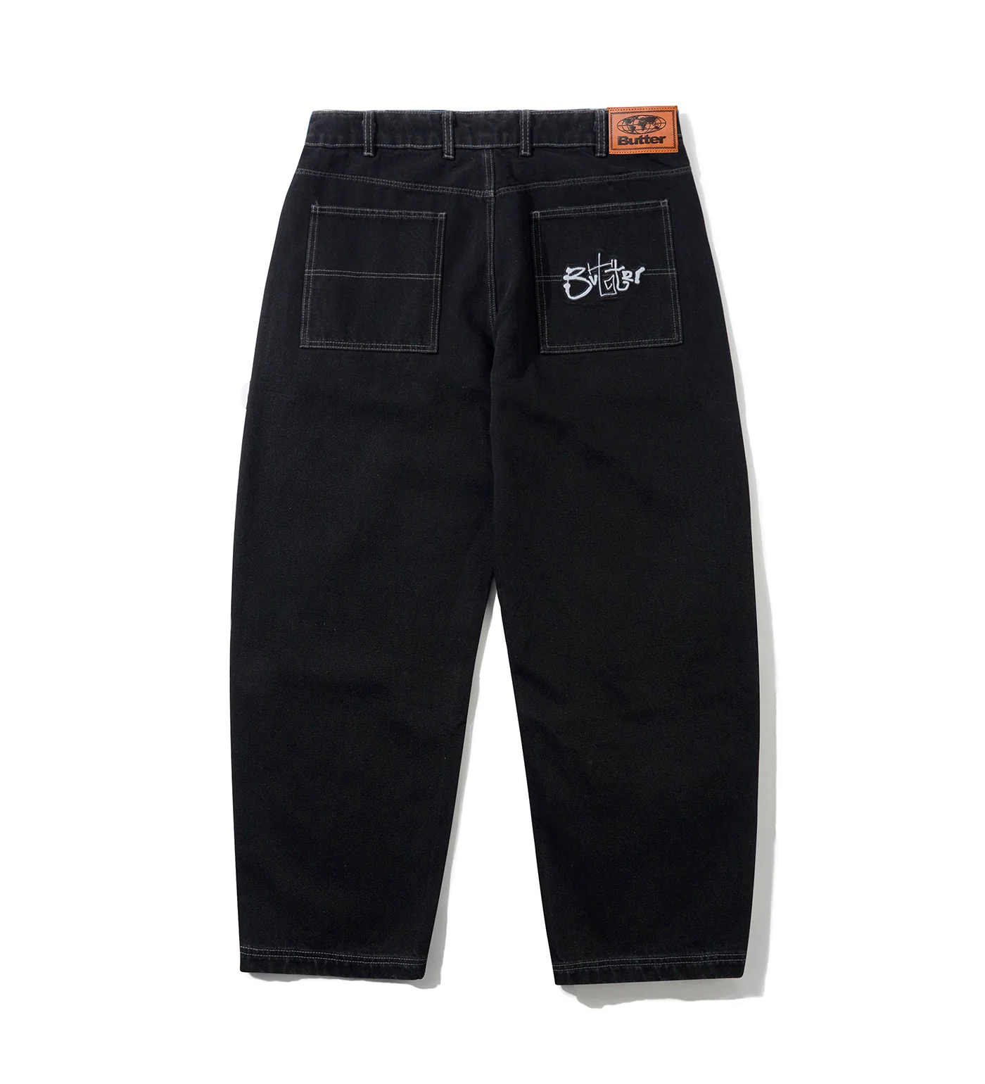 Scribble Denim - Baggy, Washed Black - Image 2