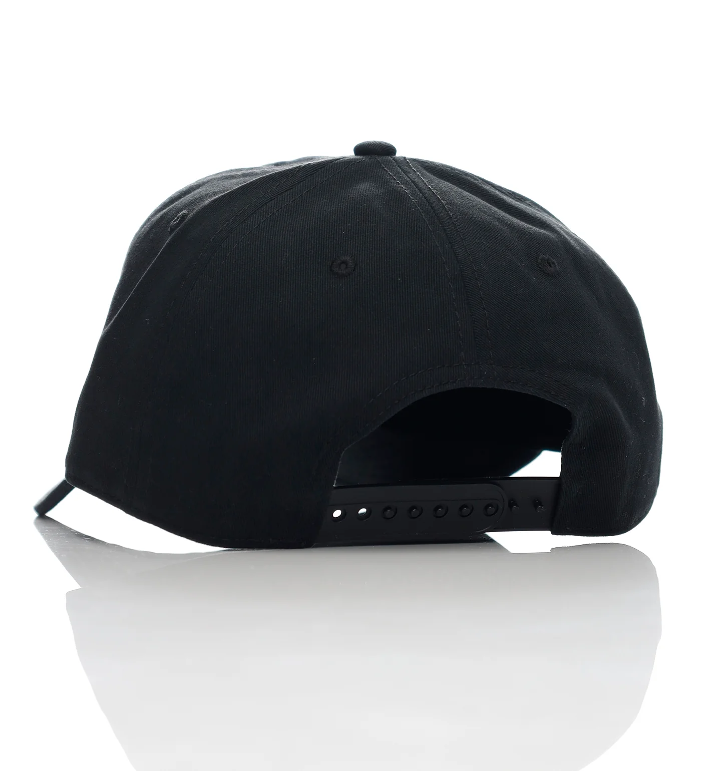 Script Applique Snapback, Black - Image 2