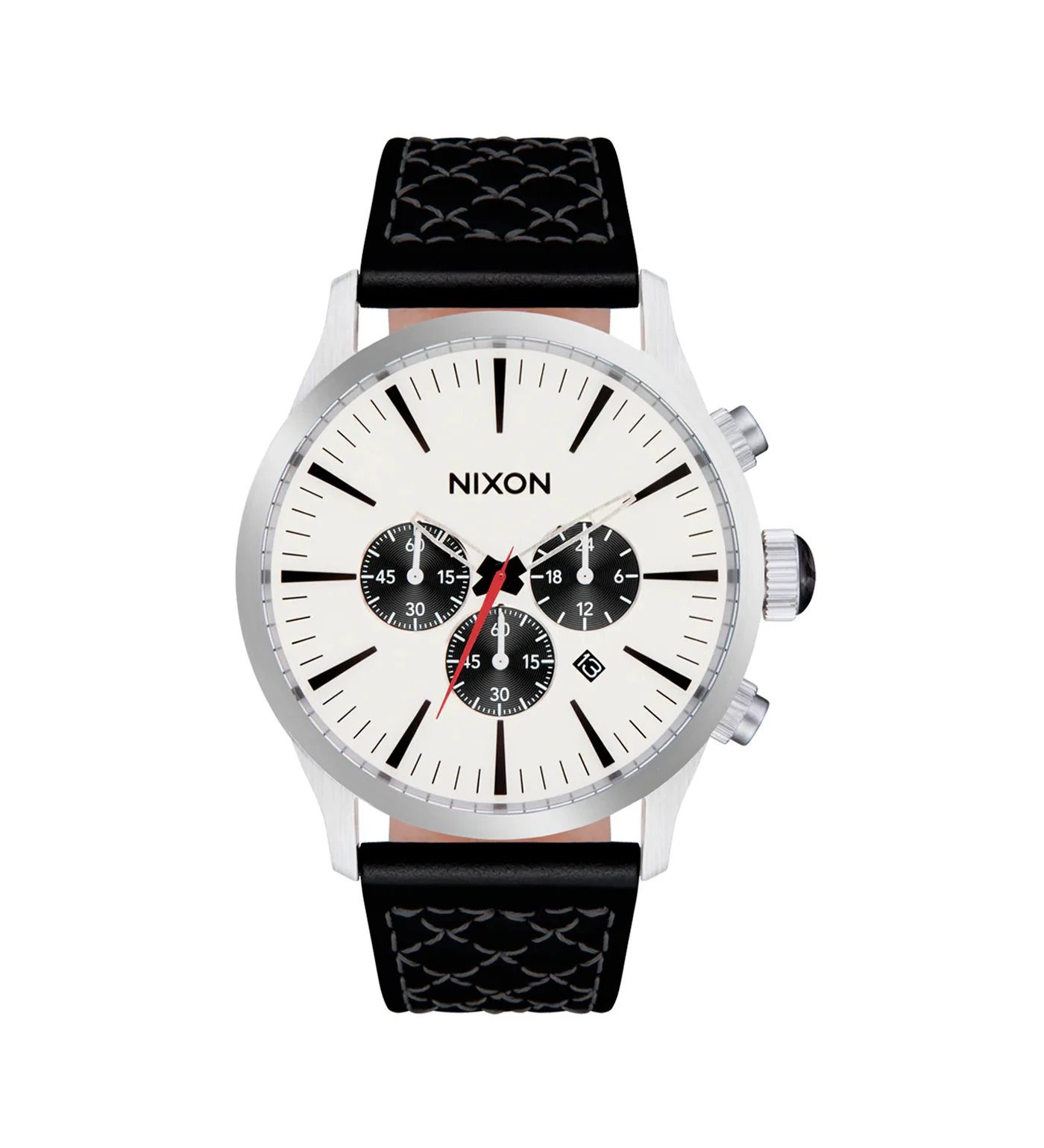 Sentry Chrono Leather, Chrome/Cloud Sunray/Black