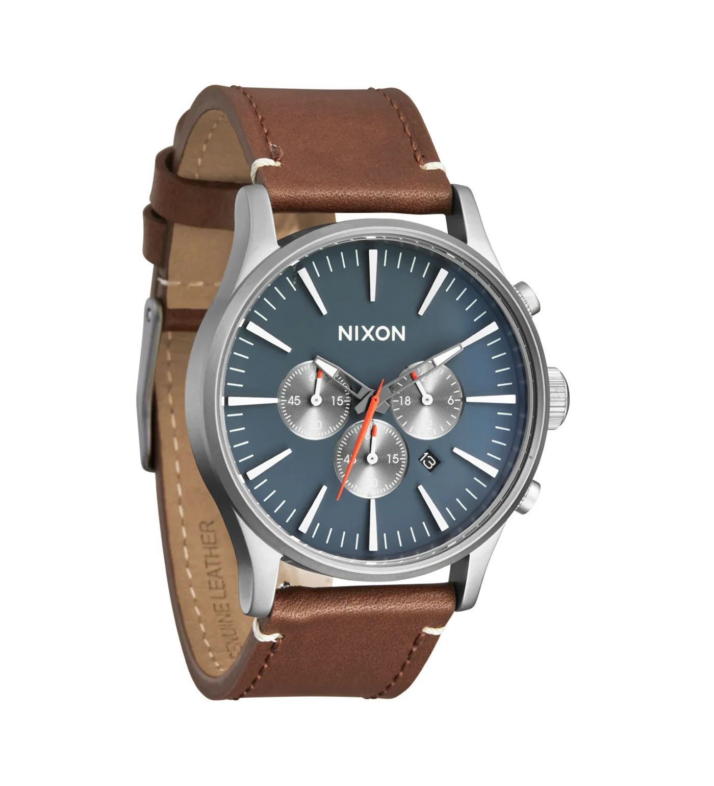 Sentry Chrono Leather, Lt Gunmetal/Basalt/Sienna - Image 2