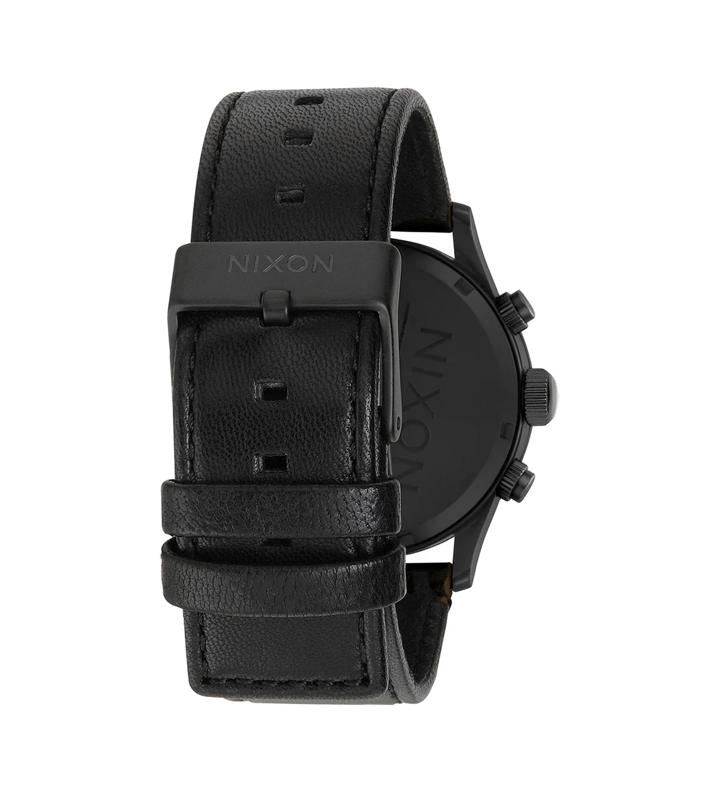 Sentry Chrono Leather, Matte Black/Gold/Black - Image 4