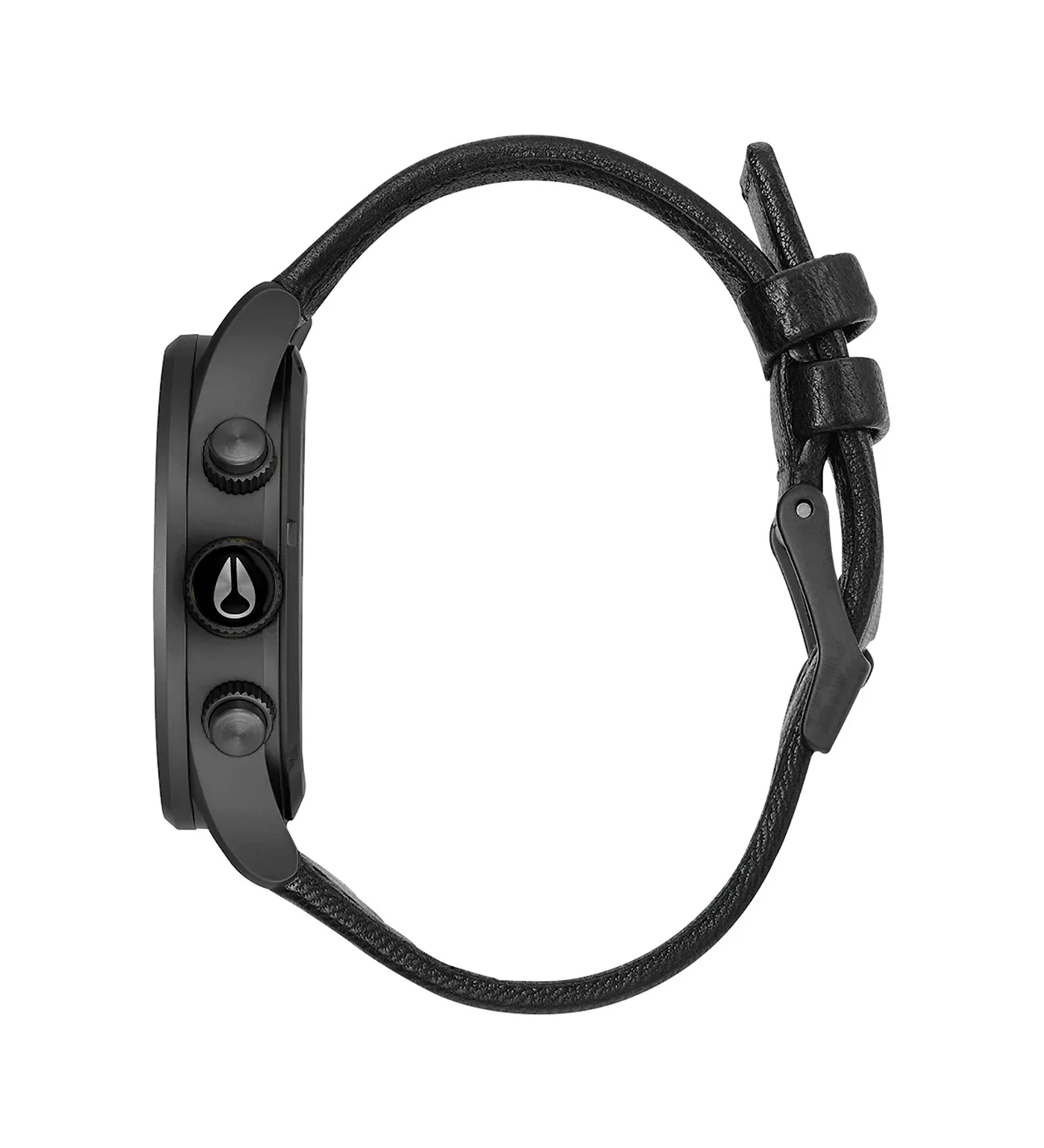 Sentry Chrono Leather, Matte Black/Gold/Black - Image 3