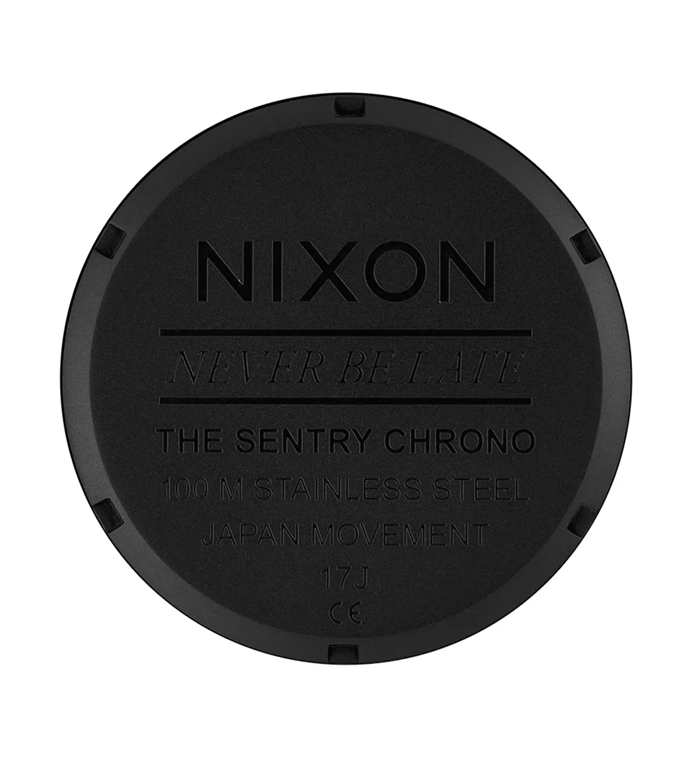Sentry Chrono Leather, Matte Black/Gold/Black - Image 5