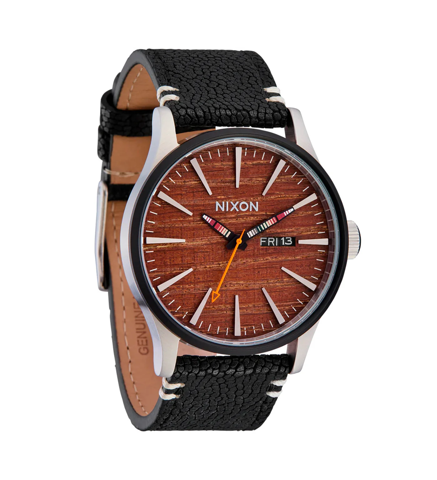 Sentry Leather, Silver/Rosewood/Black - Image 2