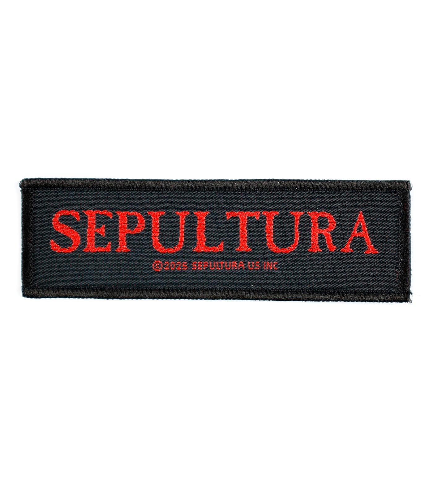 Sepultura Logo, Black/Red