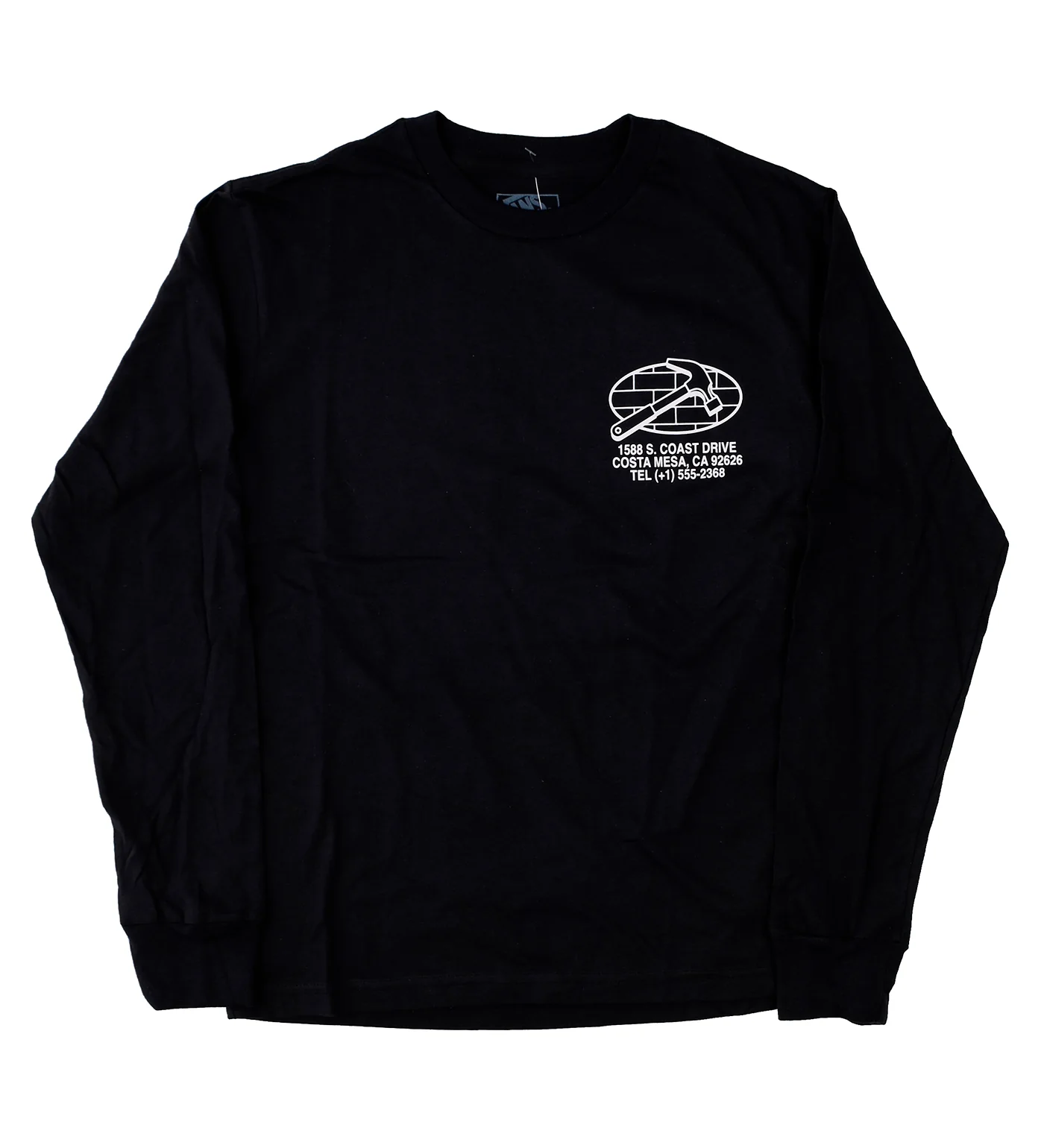 Service Repair L/S Youth, Black
