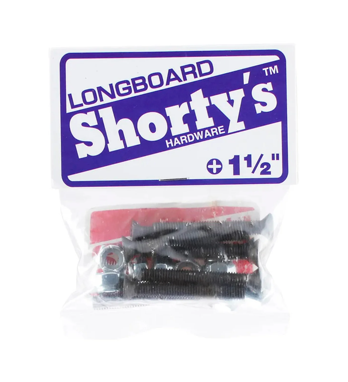 Shorty's 1 1/2 Longboard Phillips Hardware, Black