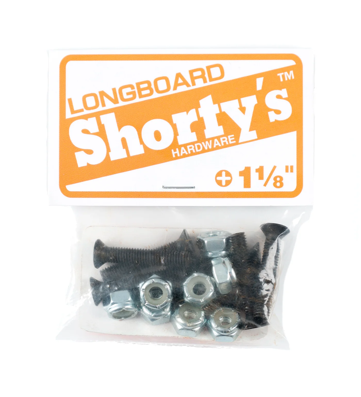 Shorty's 1 1/8 Longboard Phillips Hardware, Black