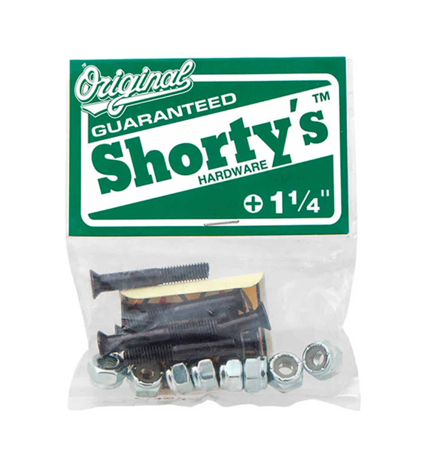 Shorty's Original 1.25" Phillips Hardware, Black