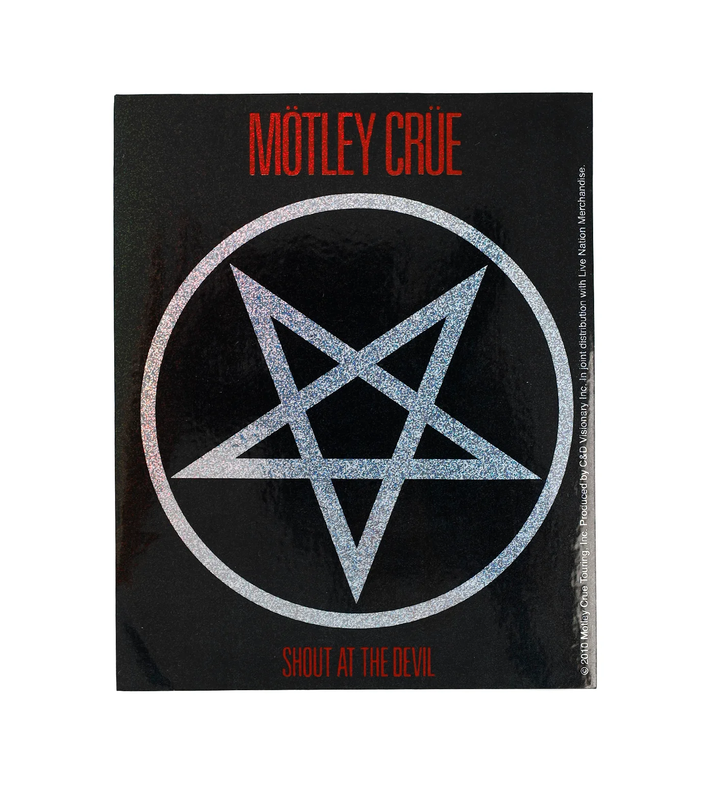 Shout At The Devil, Black/Silver/Red