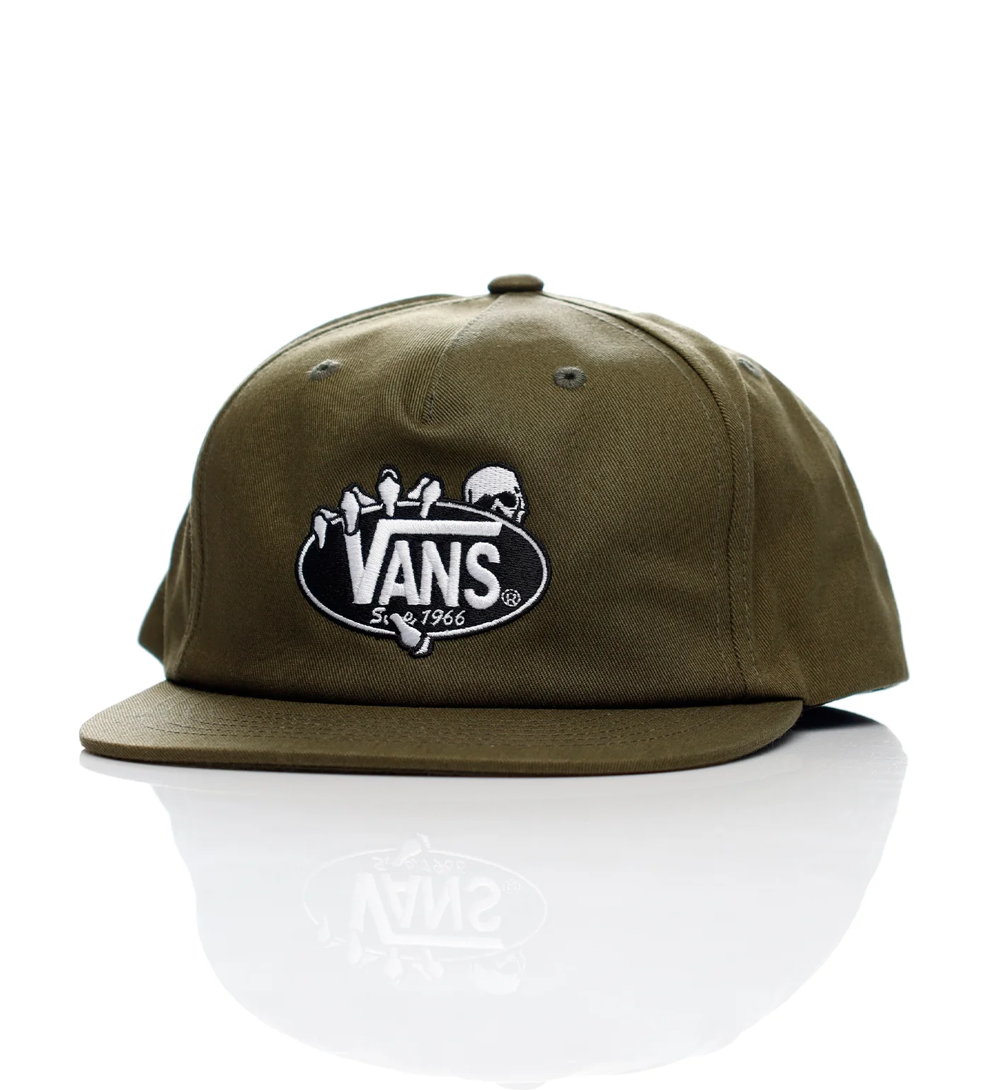 Show Off Unstructured Snapback, Mossy Olive