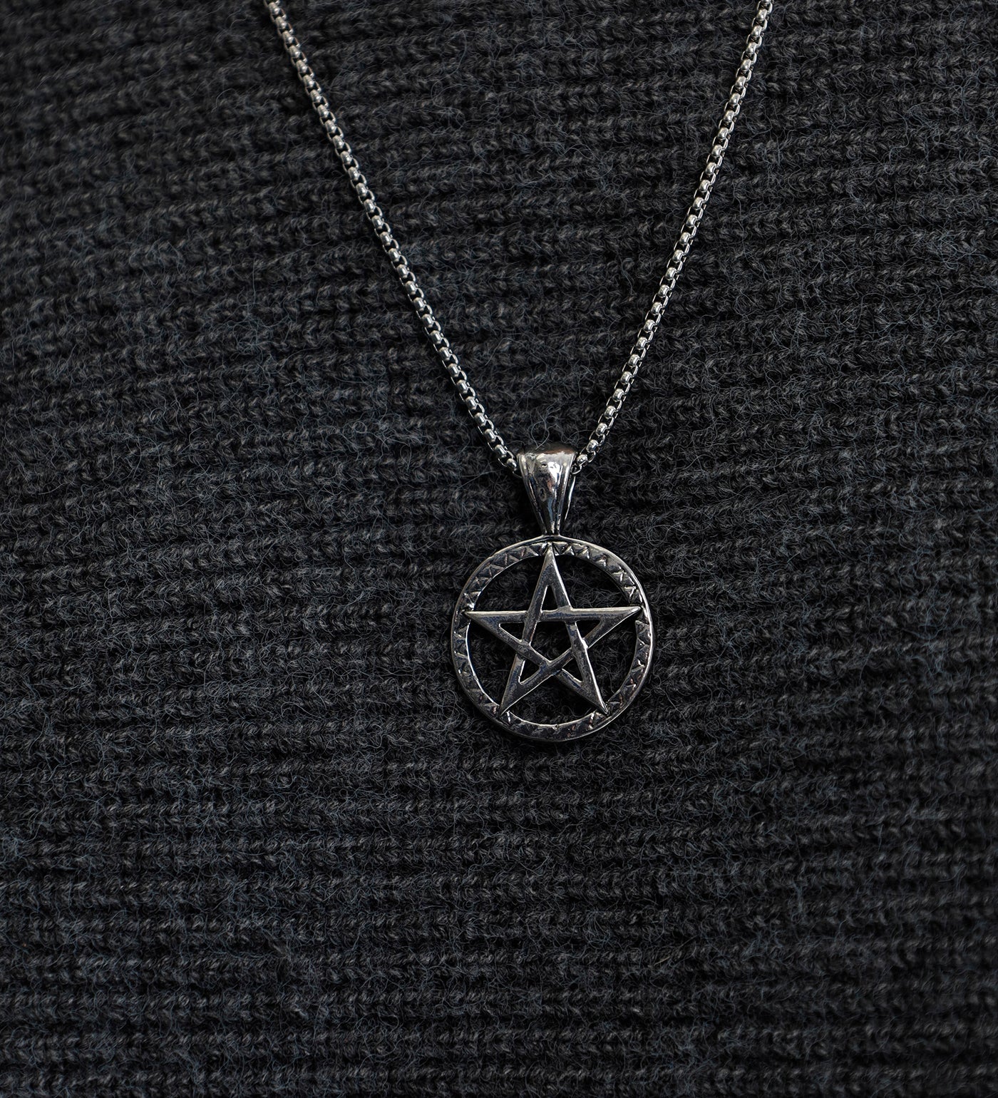 Simple Pentagram EX-31557238, Silver(2C) - Image 4