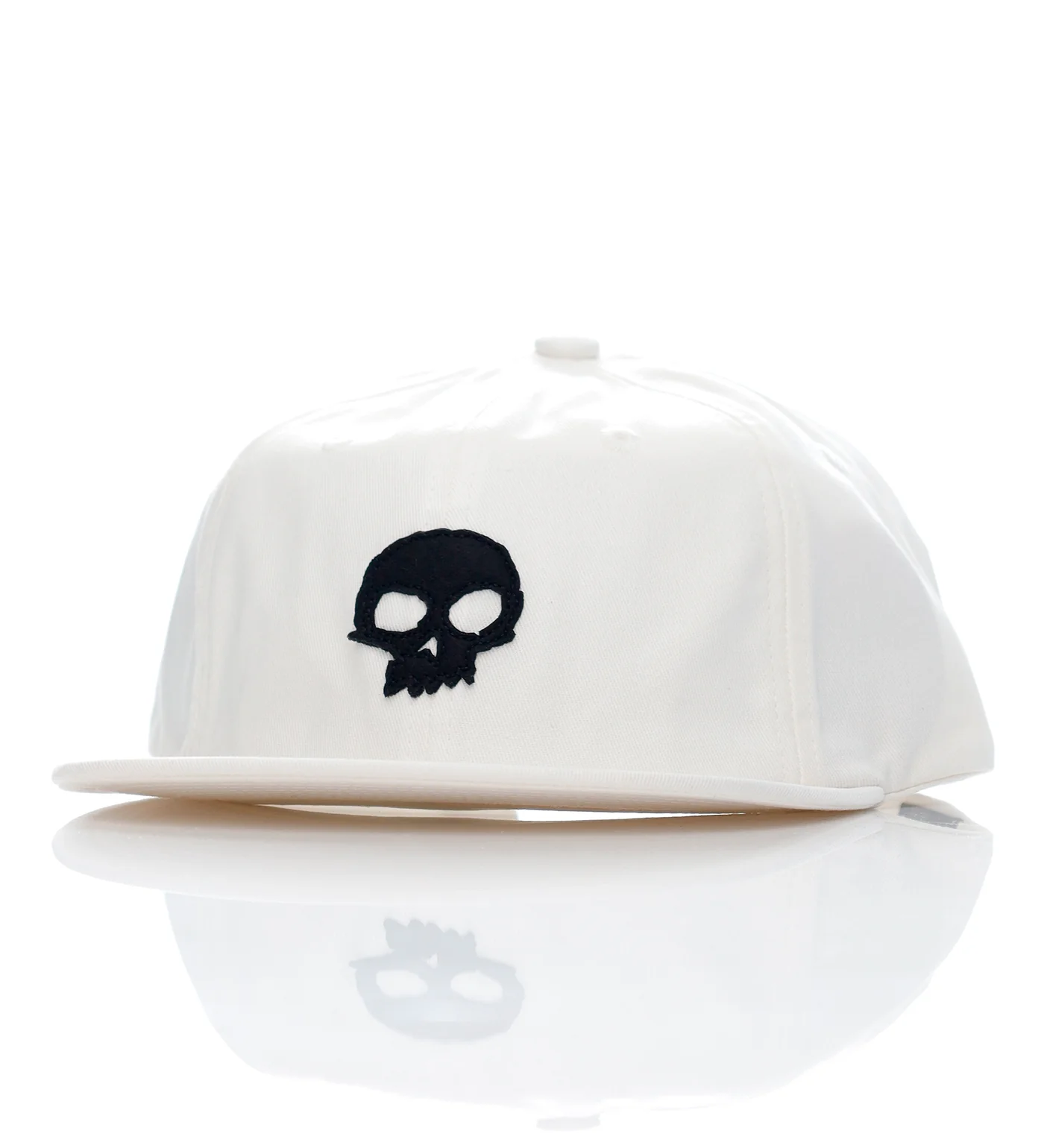 Single Skull - Applique, White