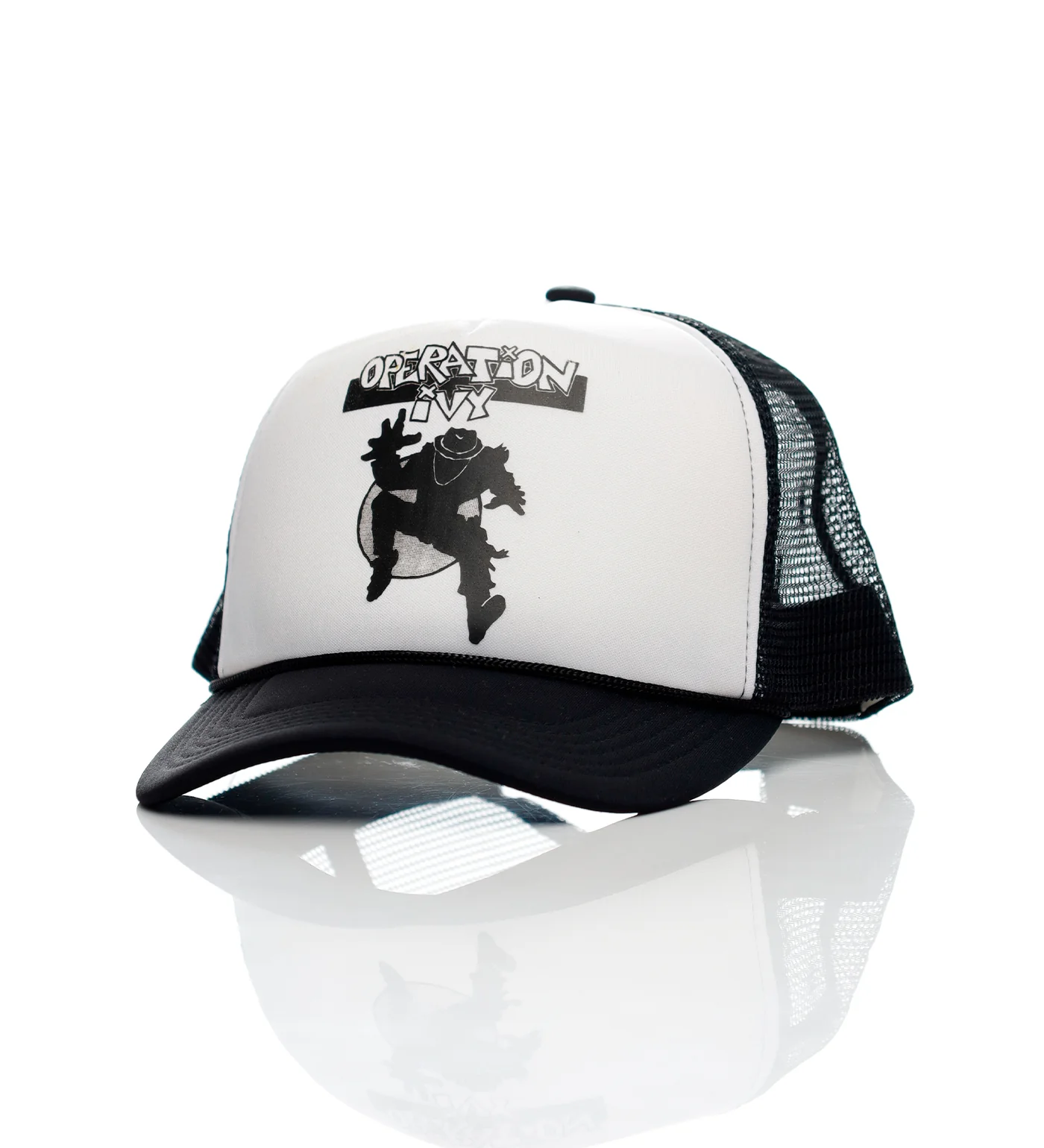 Ska Man Trucker, White/Black