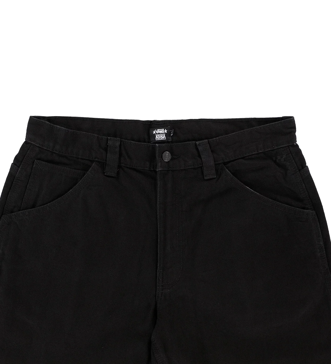 Skate Check-5 Loose Jeans, Black Denim - Image 4