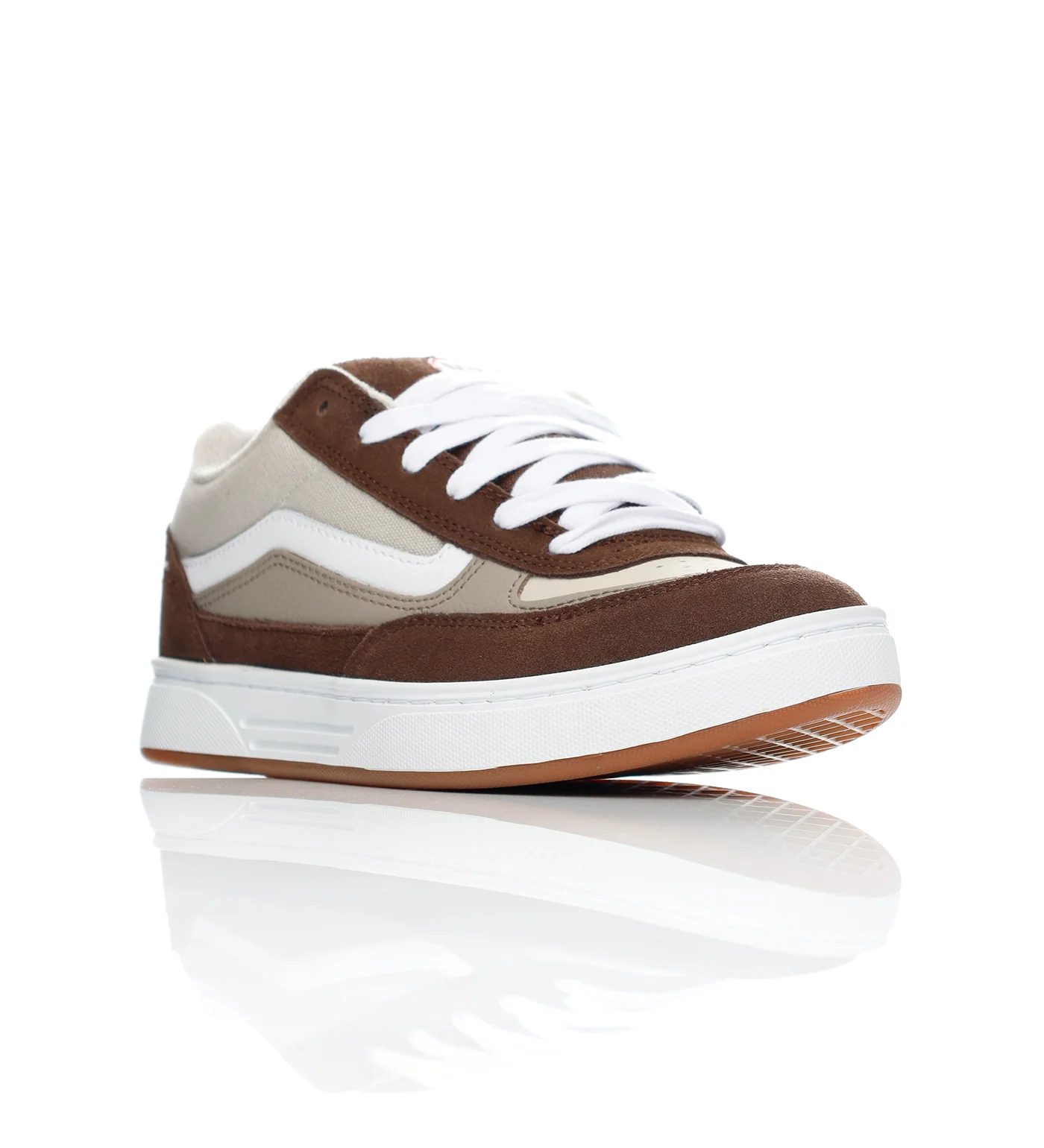 Skate Estazzo, Brown/White - Image 2
