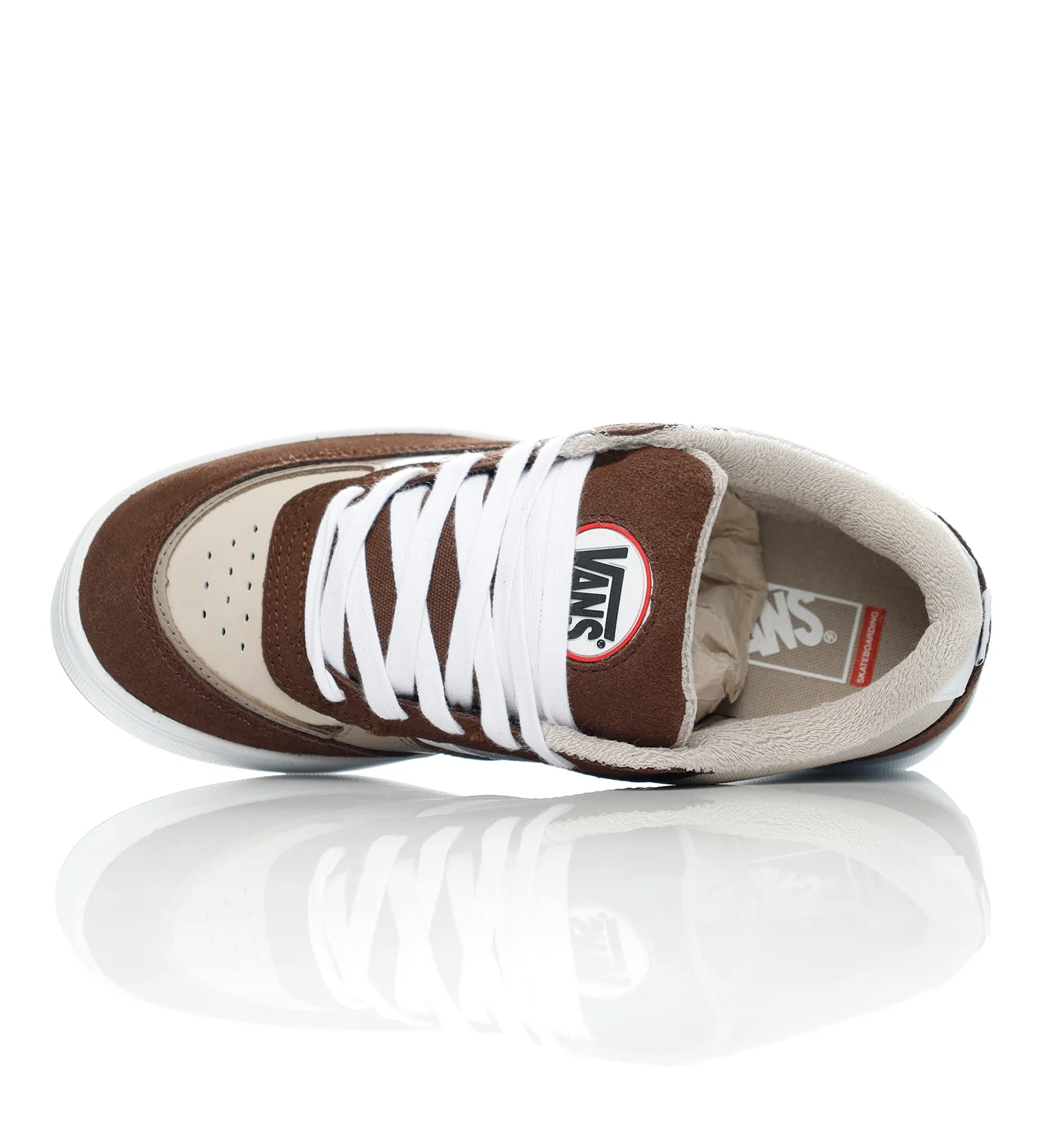 Skate Estazzo, Brown/White - Image 4