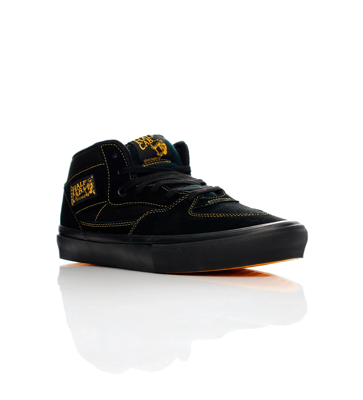 Skate Half Cab, Black/Mustard - Image 2