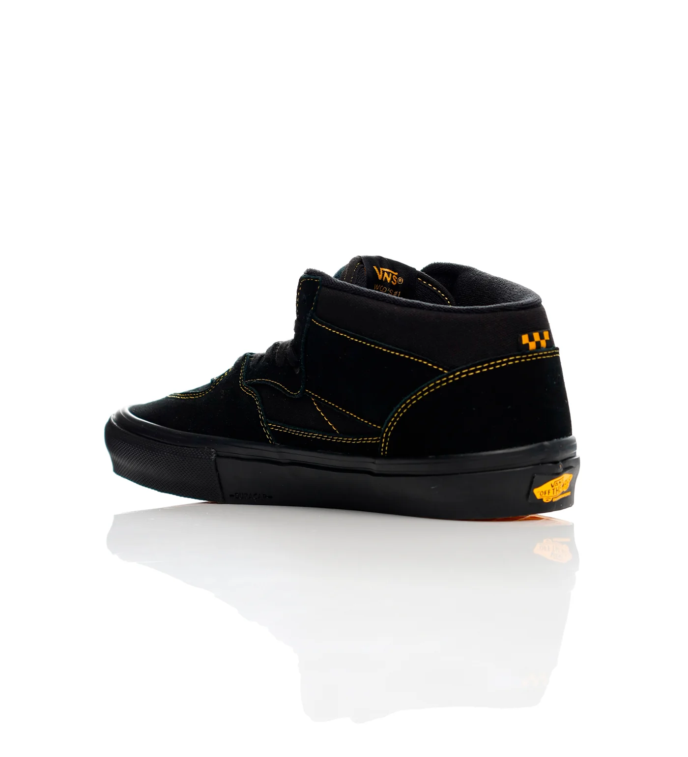 Skate Half Cab, Black/Mustard - Image 3