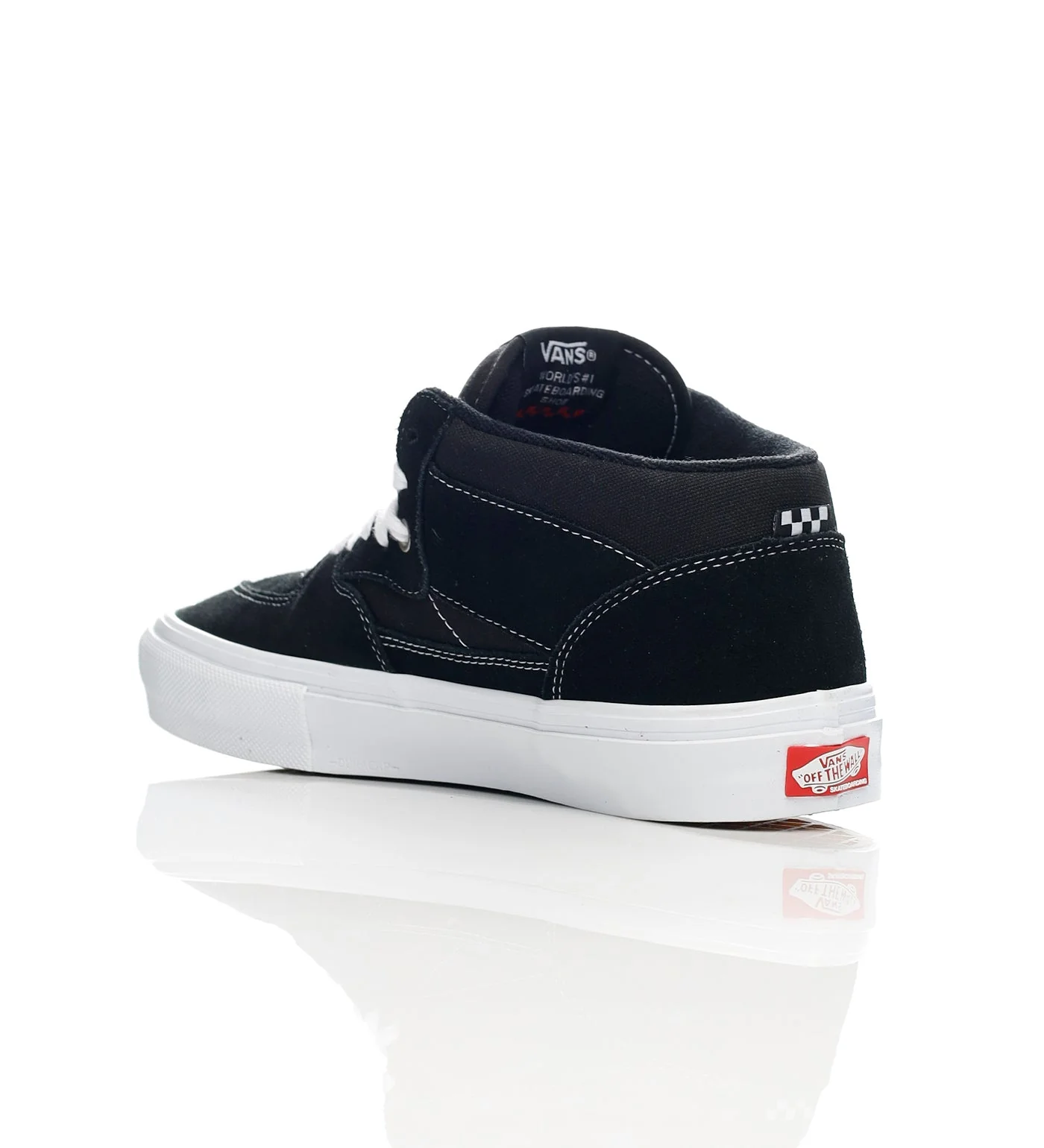 Skate Half Cab, Black/White - Image 3