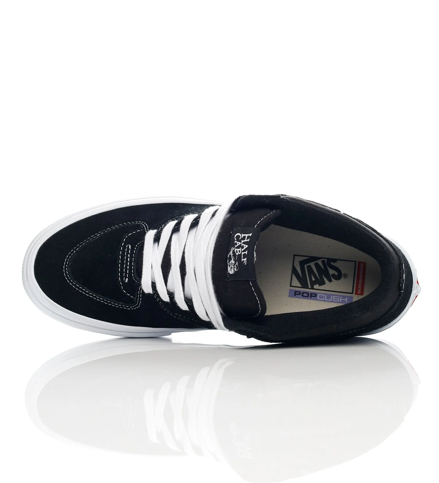 Skate Half Cab, Black/White - Image 4