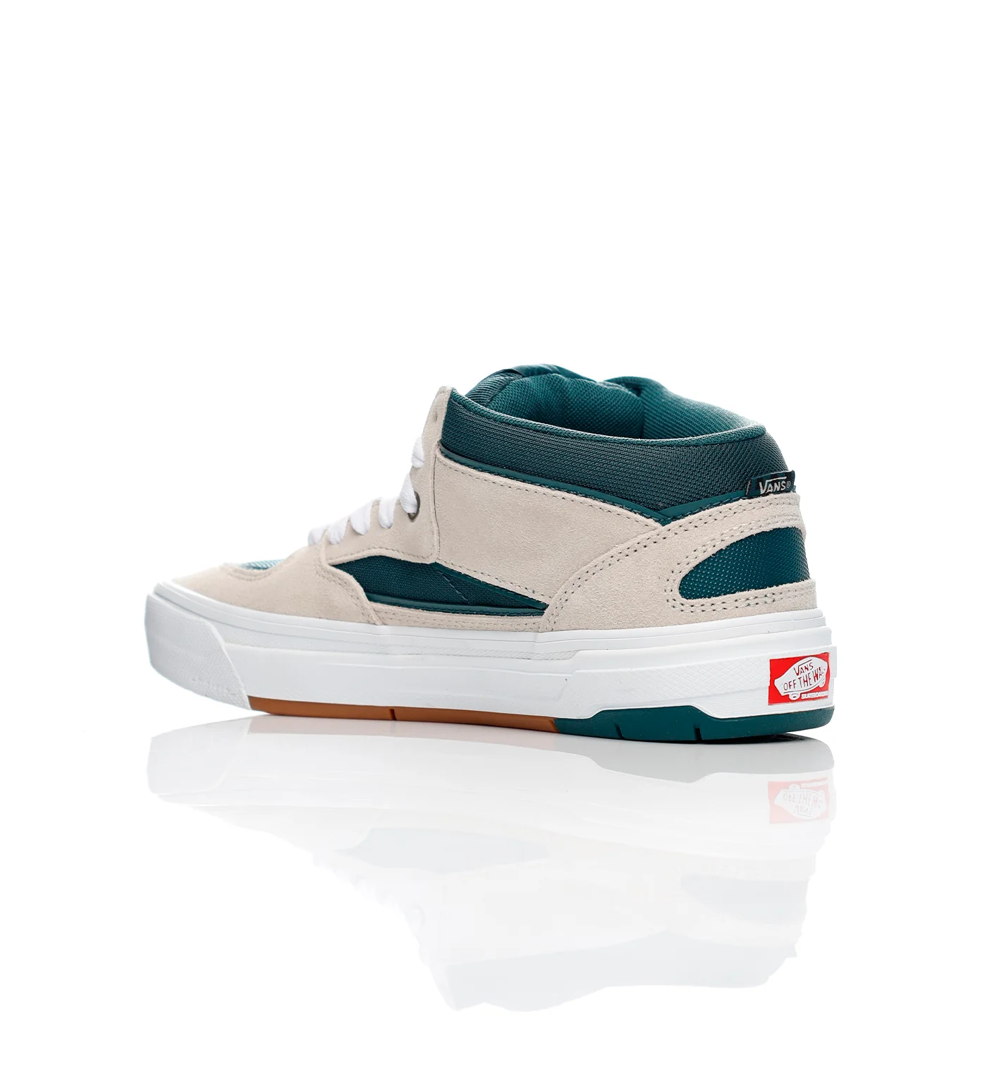 Skate Half Cab Wafflecup, Oatmeal/Deep Teal - Image 3