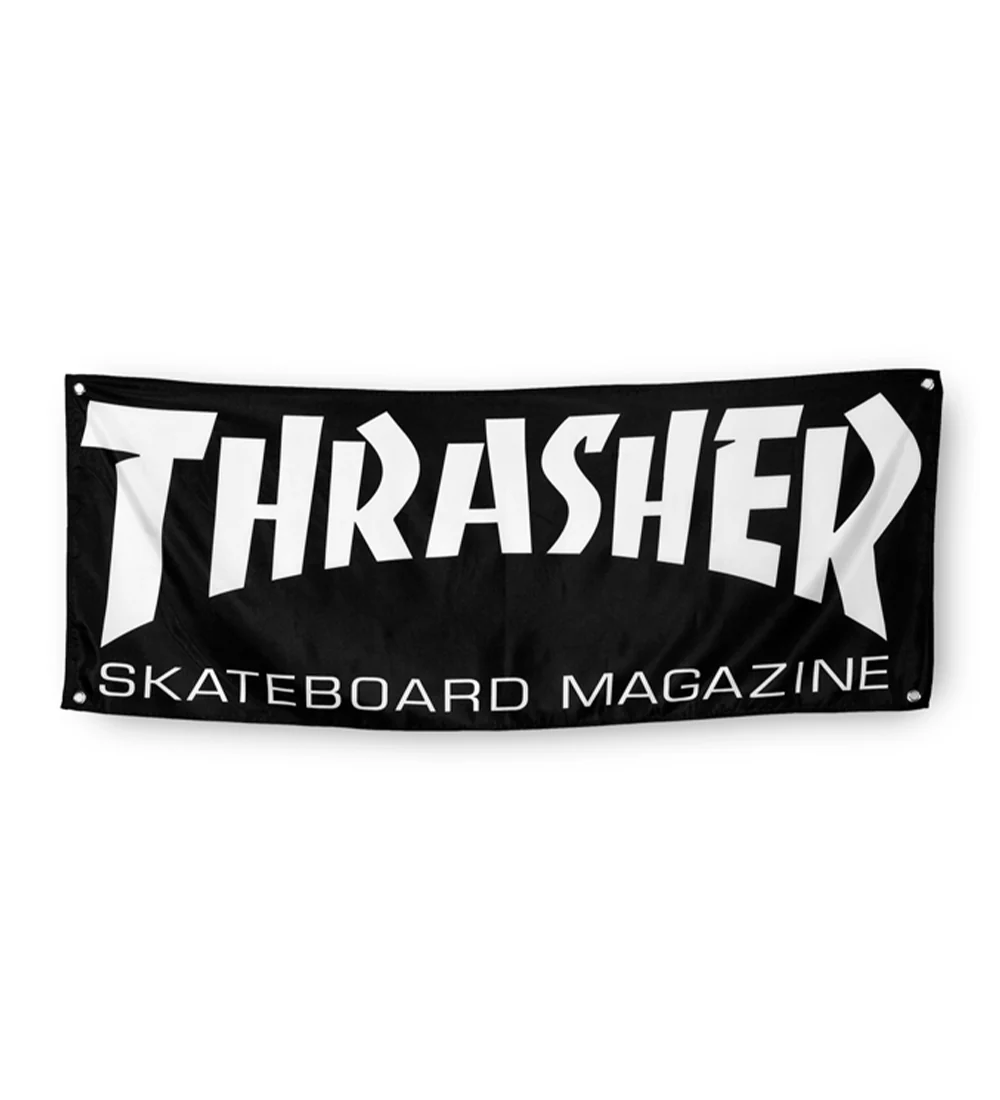 Skate Mag. Banner , Black/White