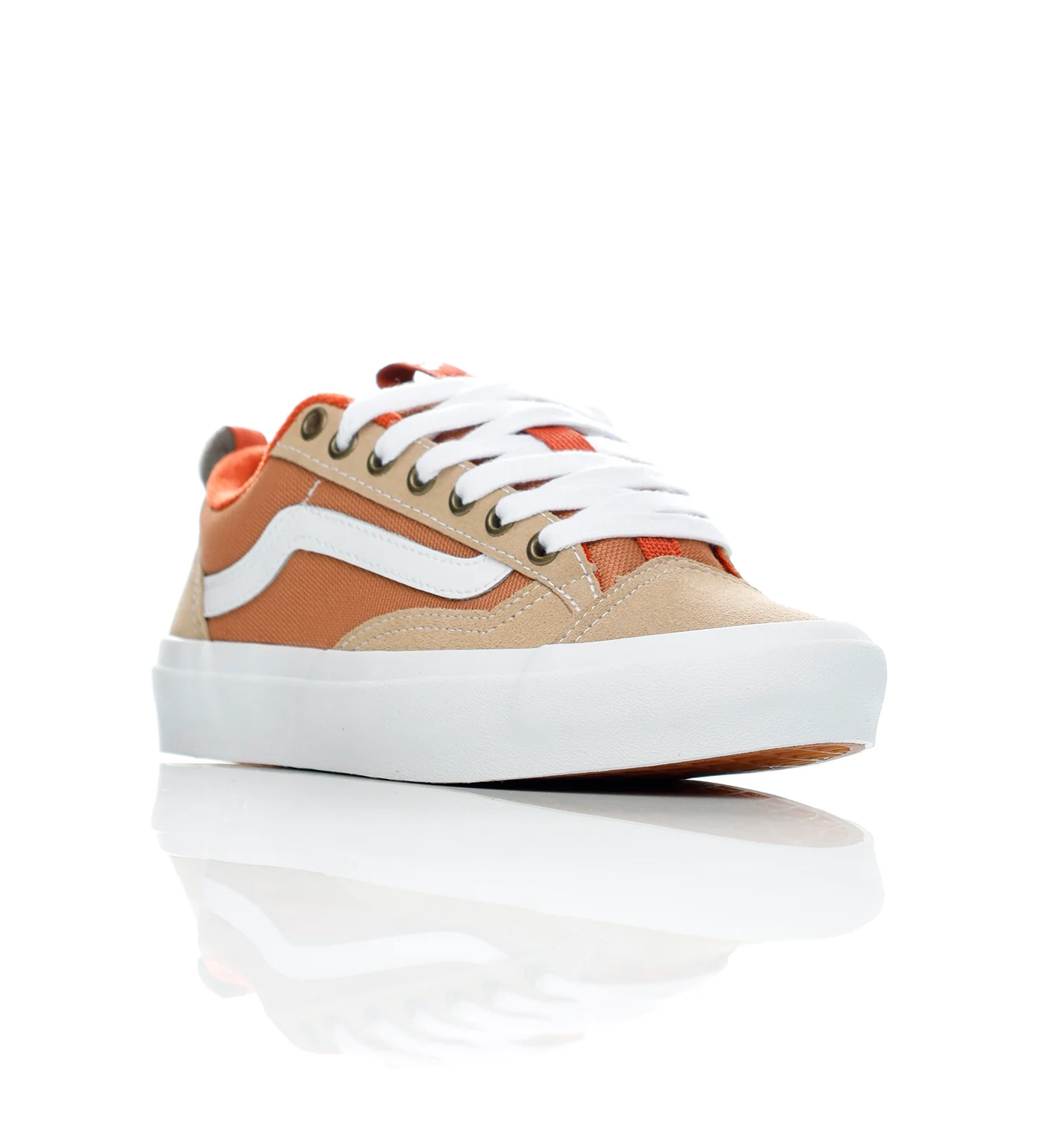 Skate Old Skool 36+, Khaki/Burnt Orange - Image 2