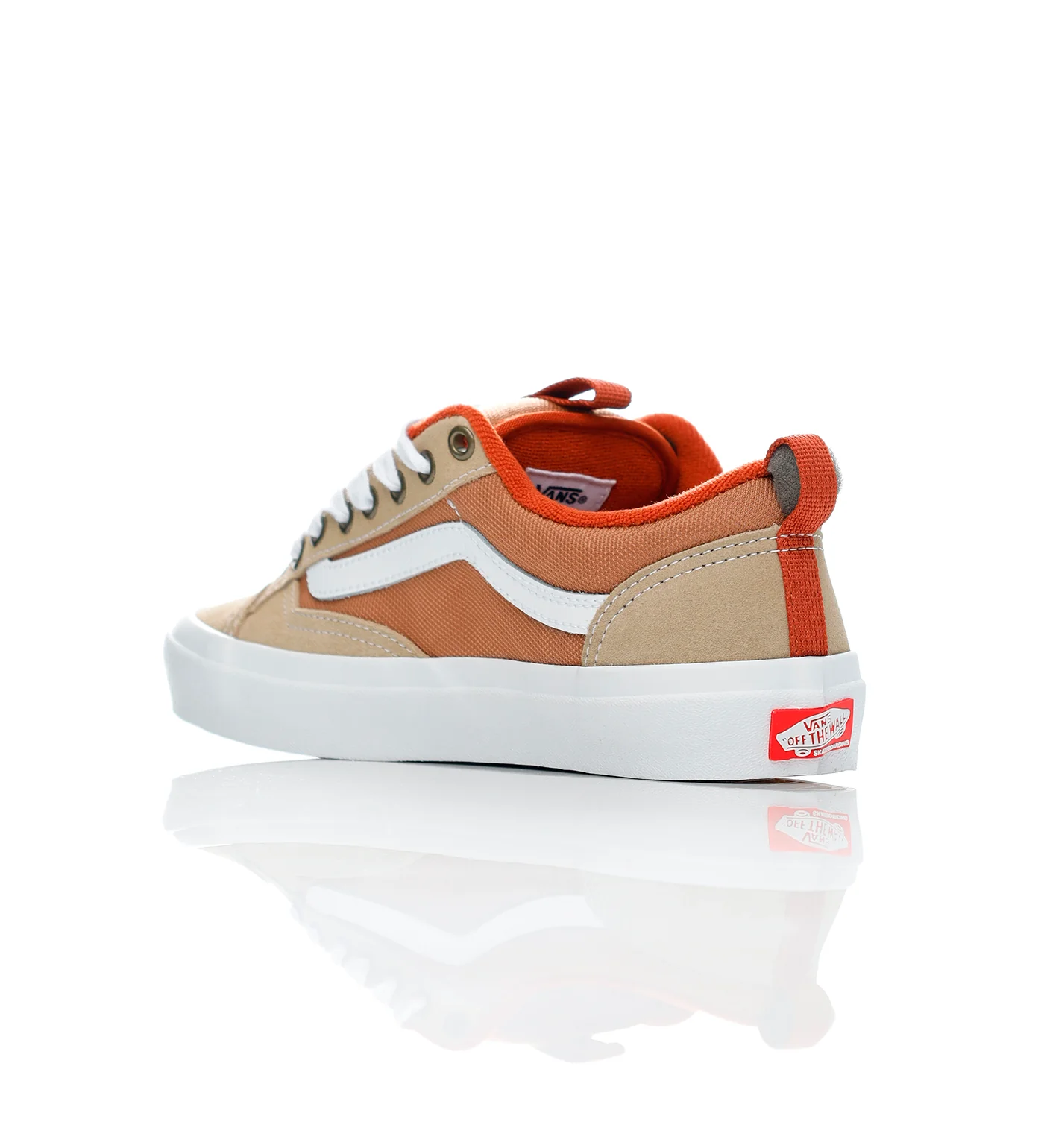 Skate Old Skool 36+, Khaki/Burnt Orange - Image 3