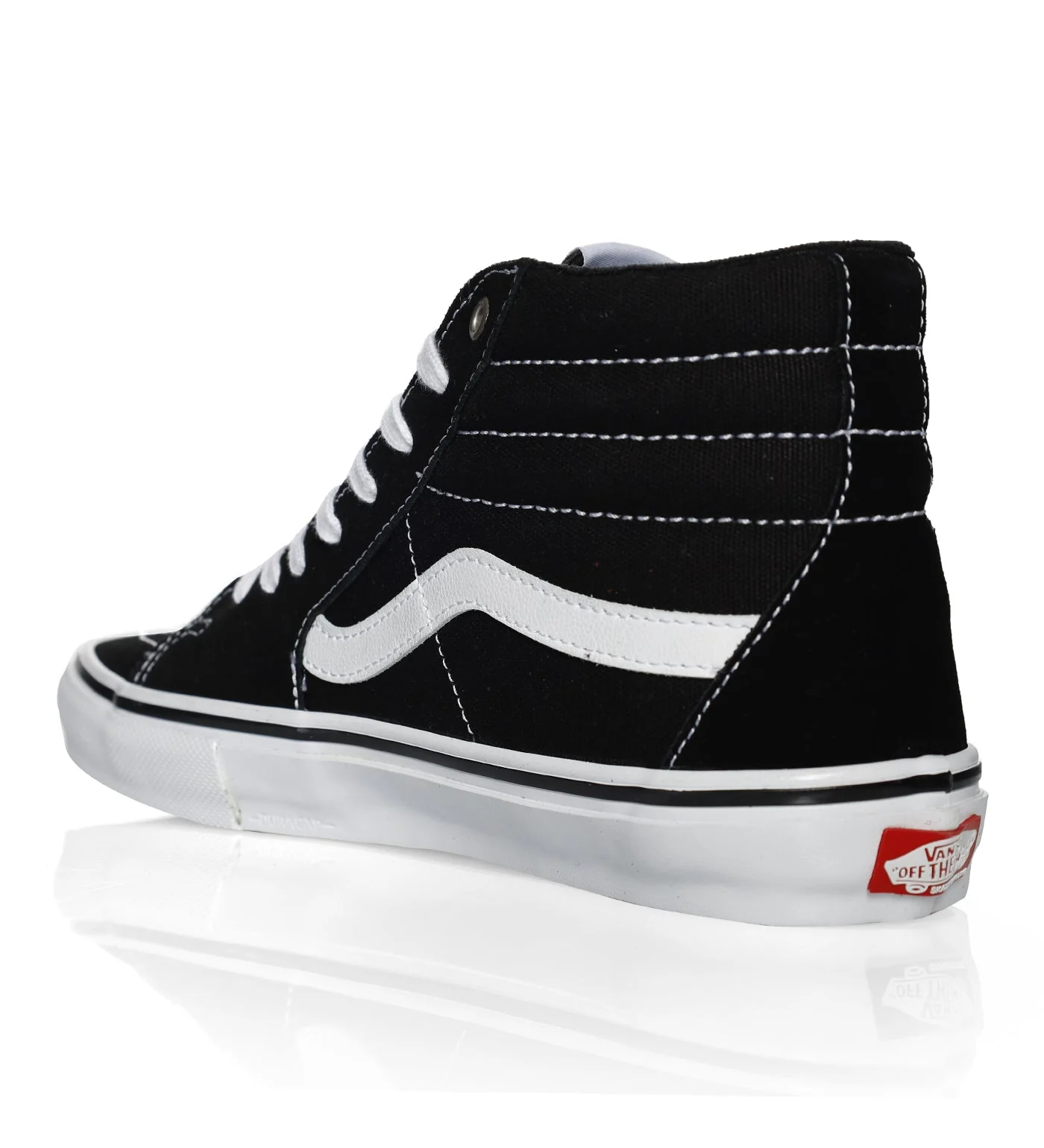 Skate Sk8-Hi, Black/White - Image 3