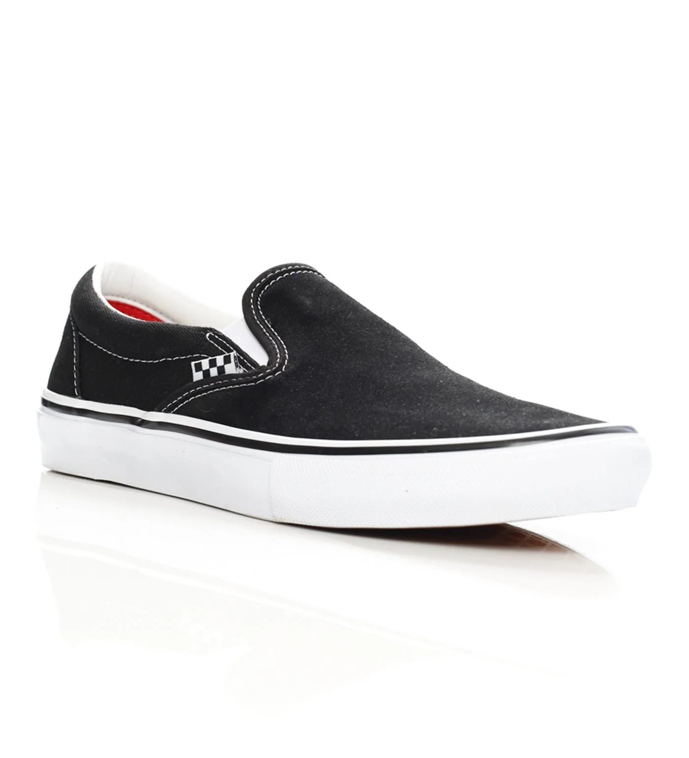 Skate Slip-On, Black/White - Image 2