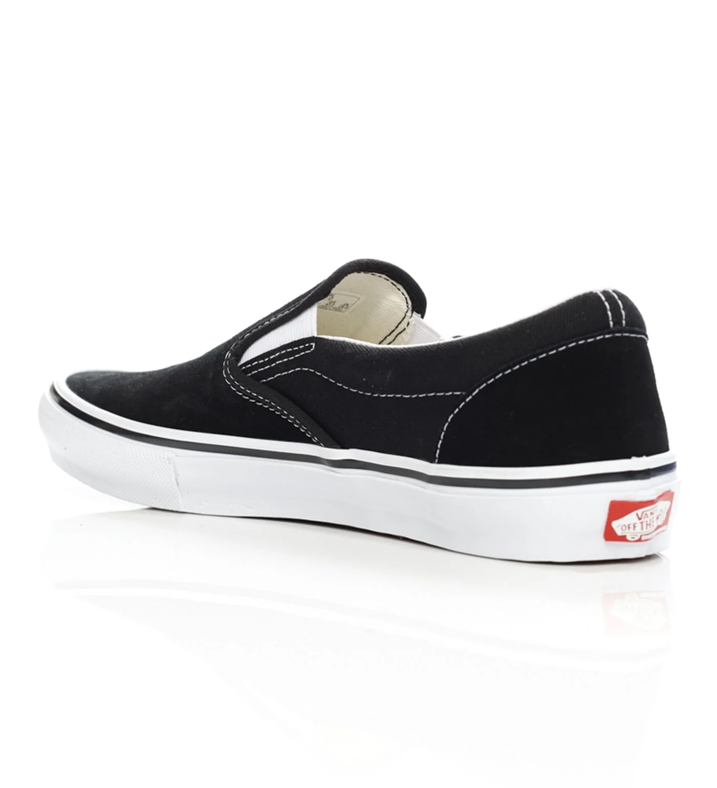 Skate Slip-On, Black/White - Image 3