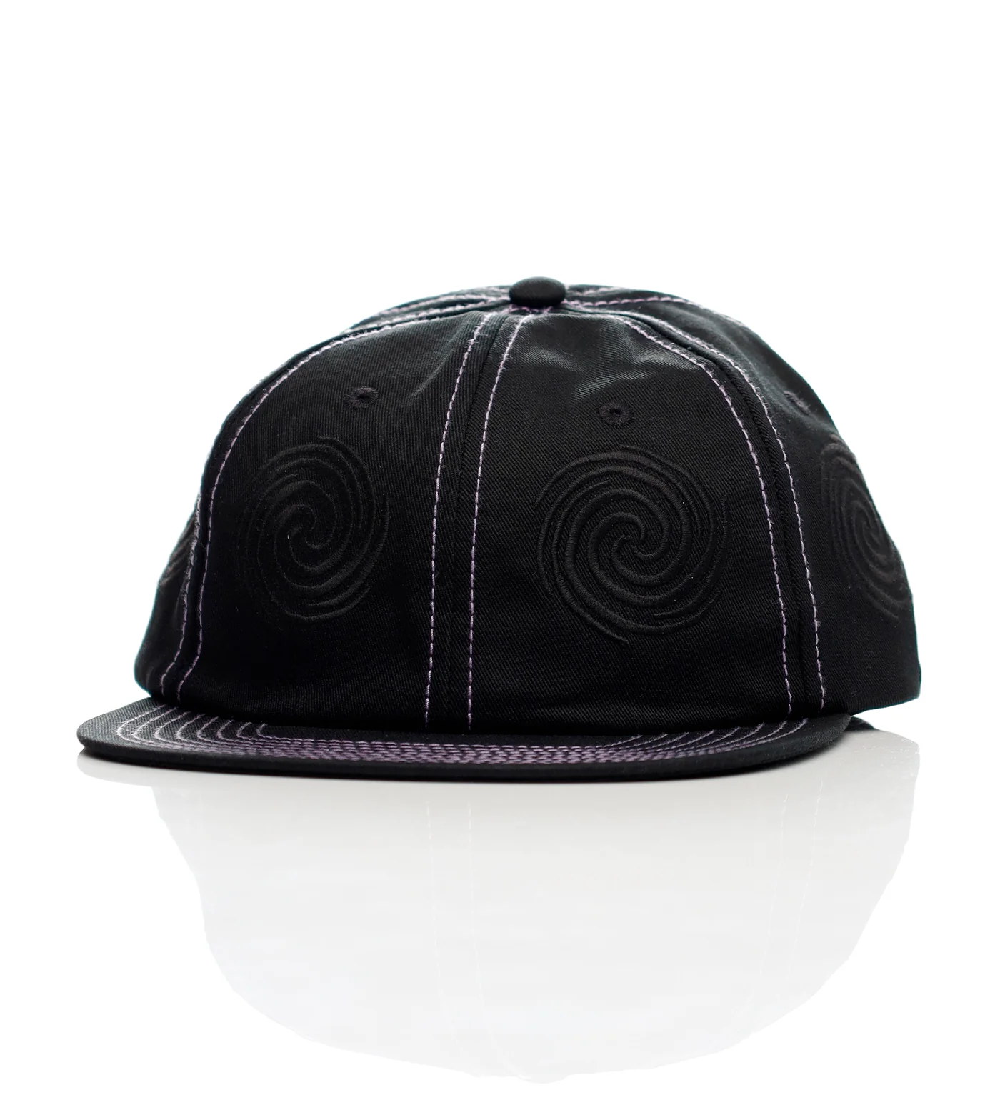 Skate Swirl Strapback, Black