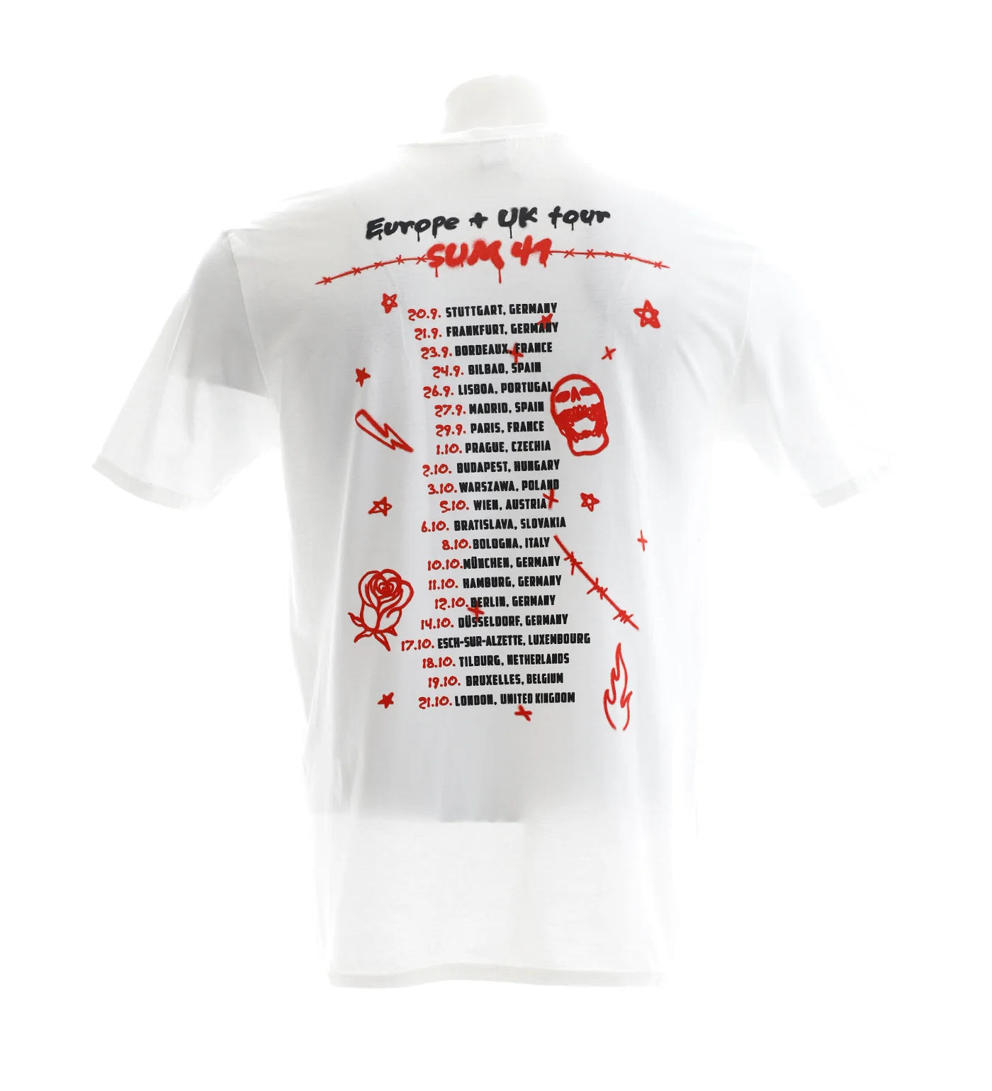 Sketches European Tour 2022, White - Image 2