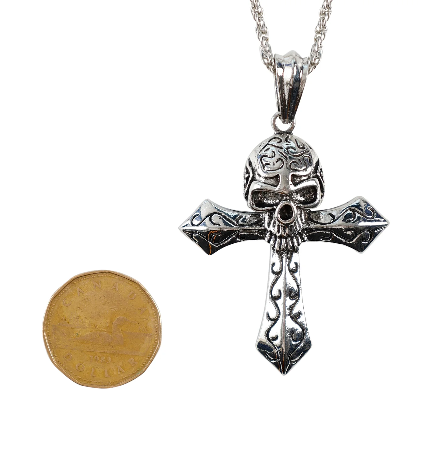 Skull Cross, Silver(2A) - Image 2