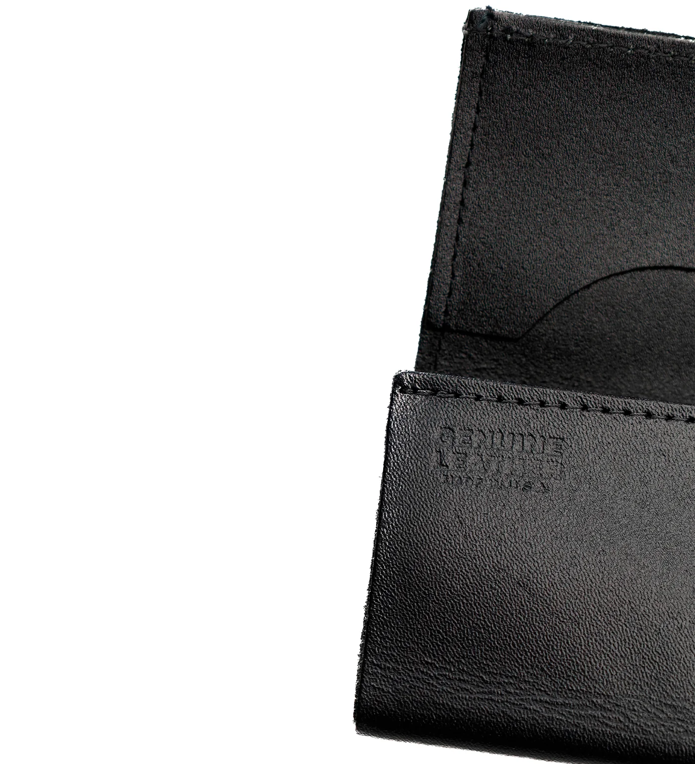 Skull/Motorcycle Chain Tri-fold Wallet TF301-54, Black - Image 3