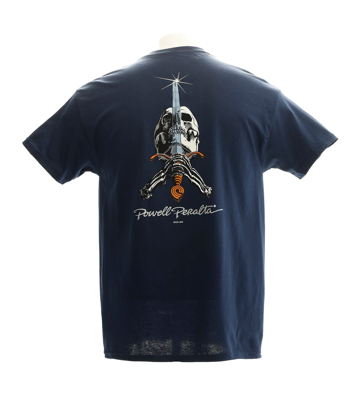 Skull & Sword, Navy - Image 2