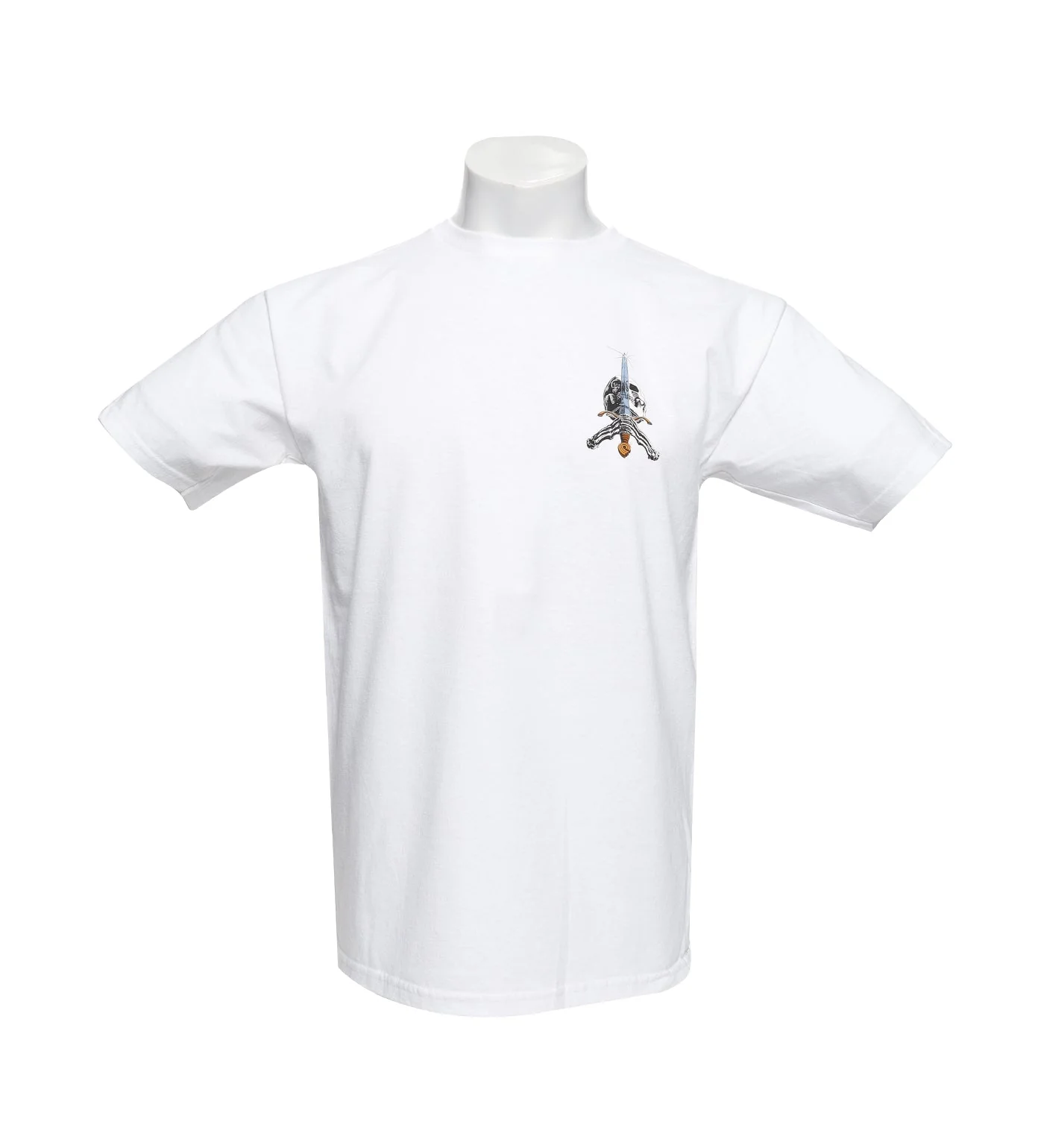 Skull & Sword, White
