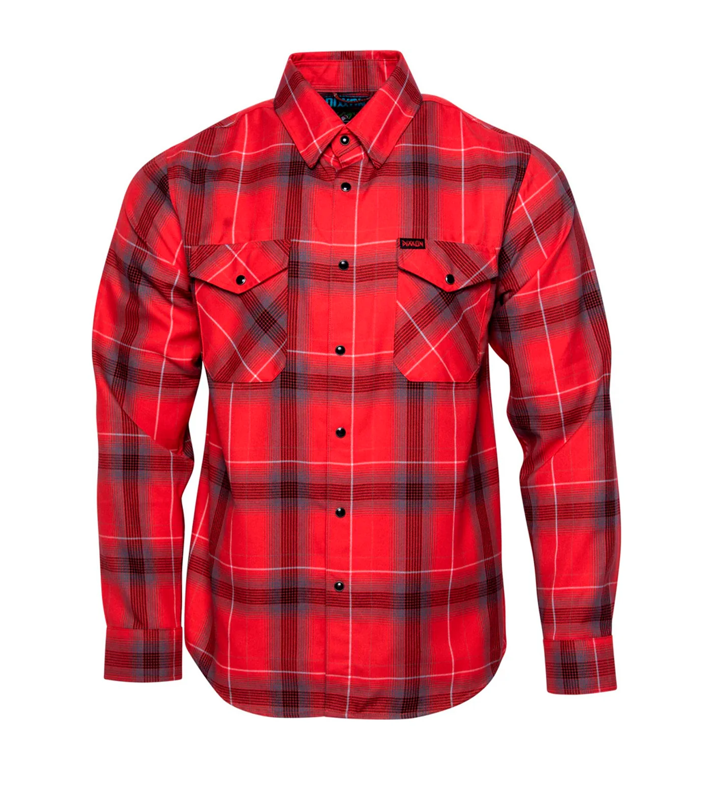 Slappy Flannel, Red/Grey/Black