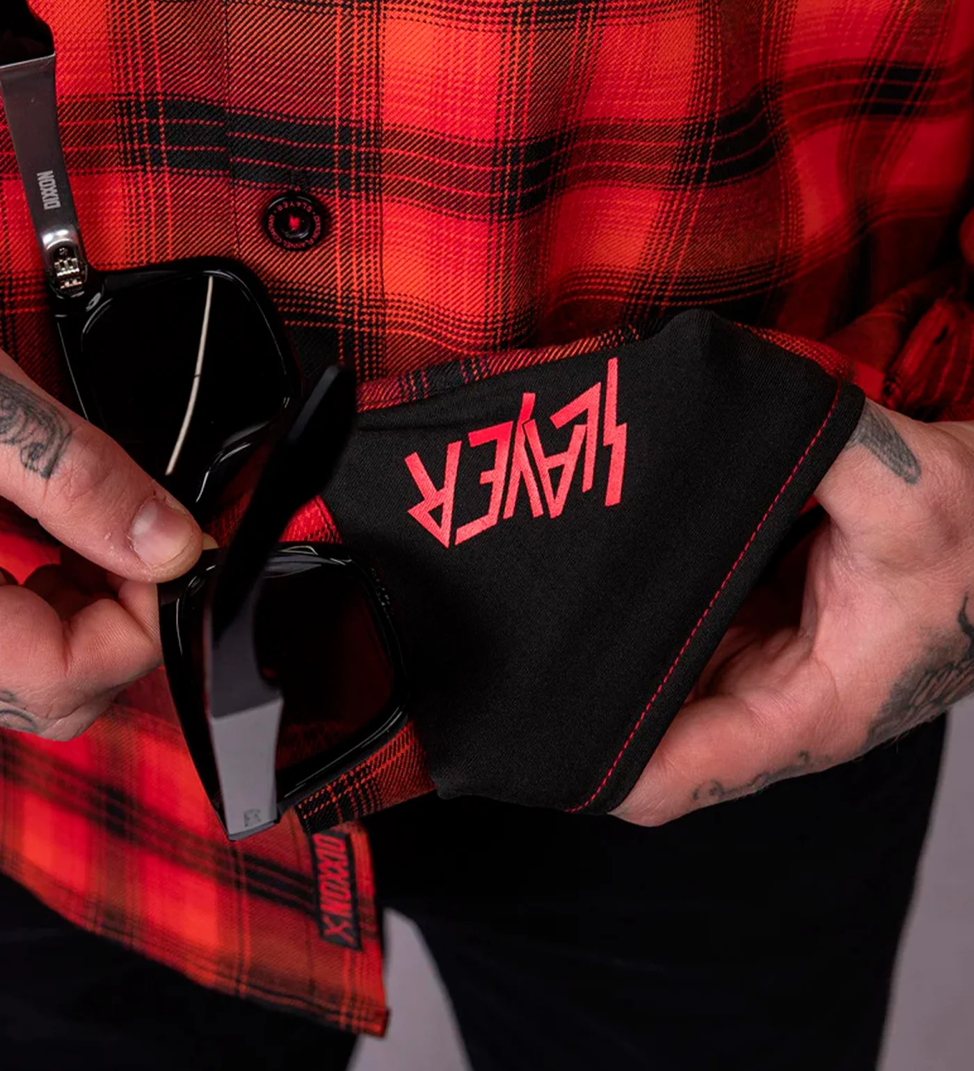 Slayer Hell Awaits Flannel, Orange/Red/Black - Image 4