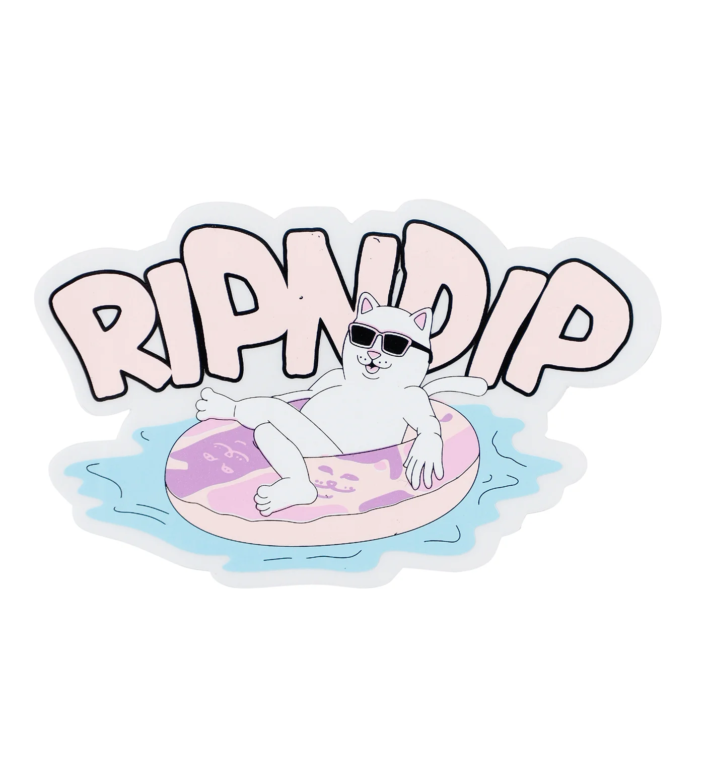 Slide Into Summer, Pink/White/Blue/Transparent