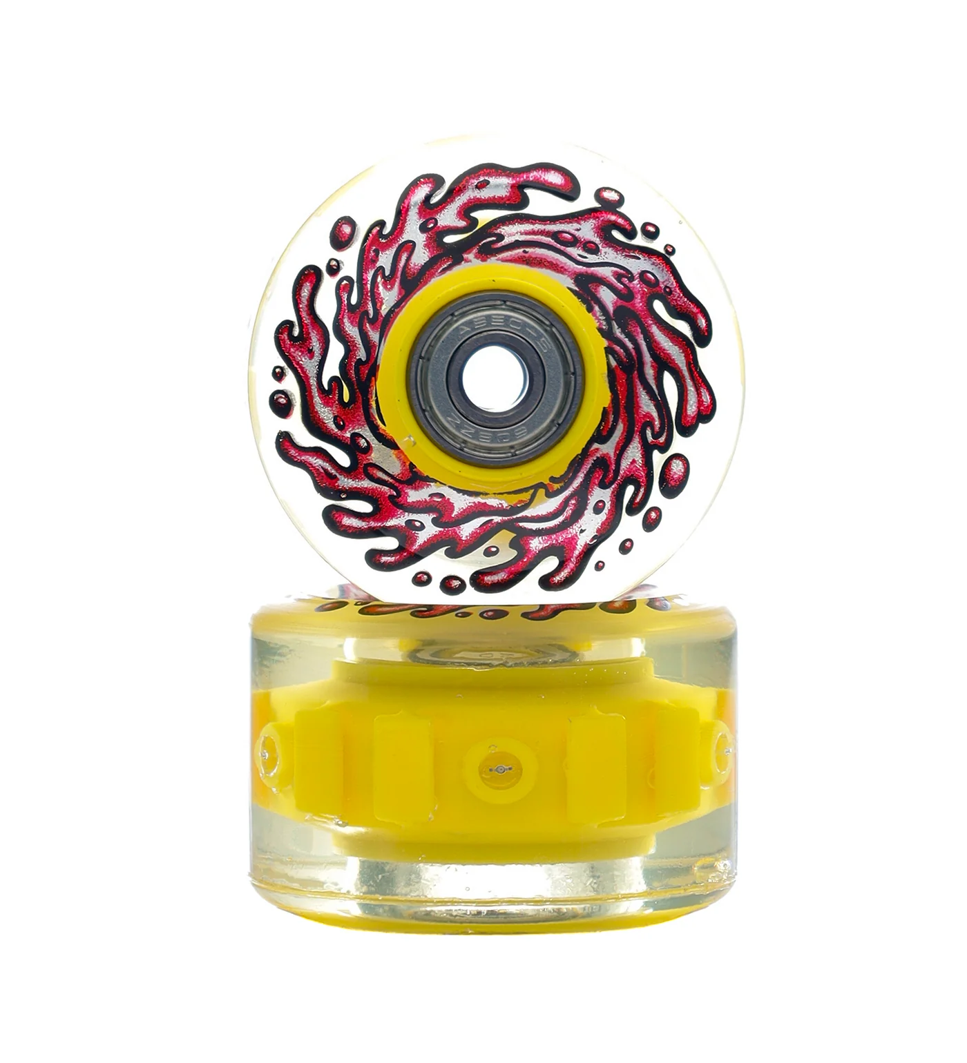 Slime Balls - Lights Up W/Bearings, Yellow Led