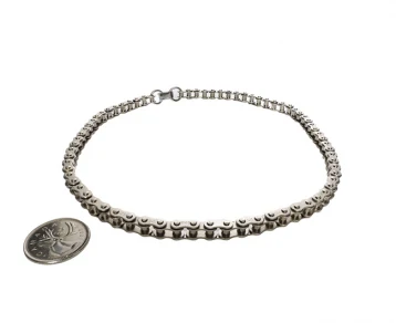 Small Bike Chain, Silver(2D) - Image 3
