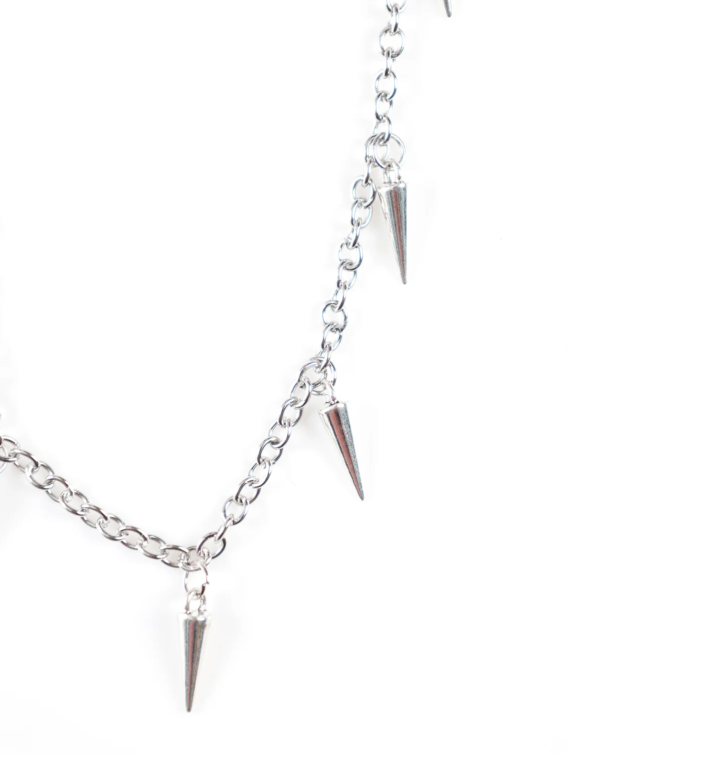 Small Spike Chain, Silver (2E) - Image 3