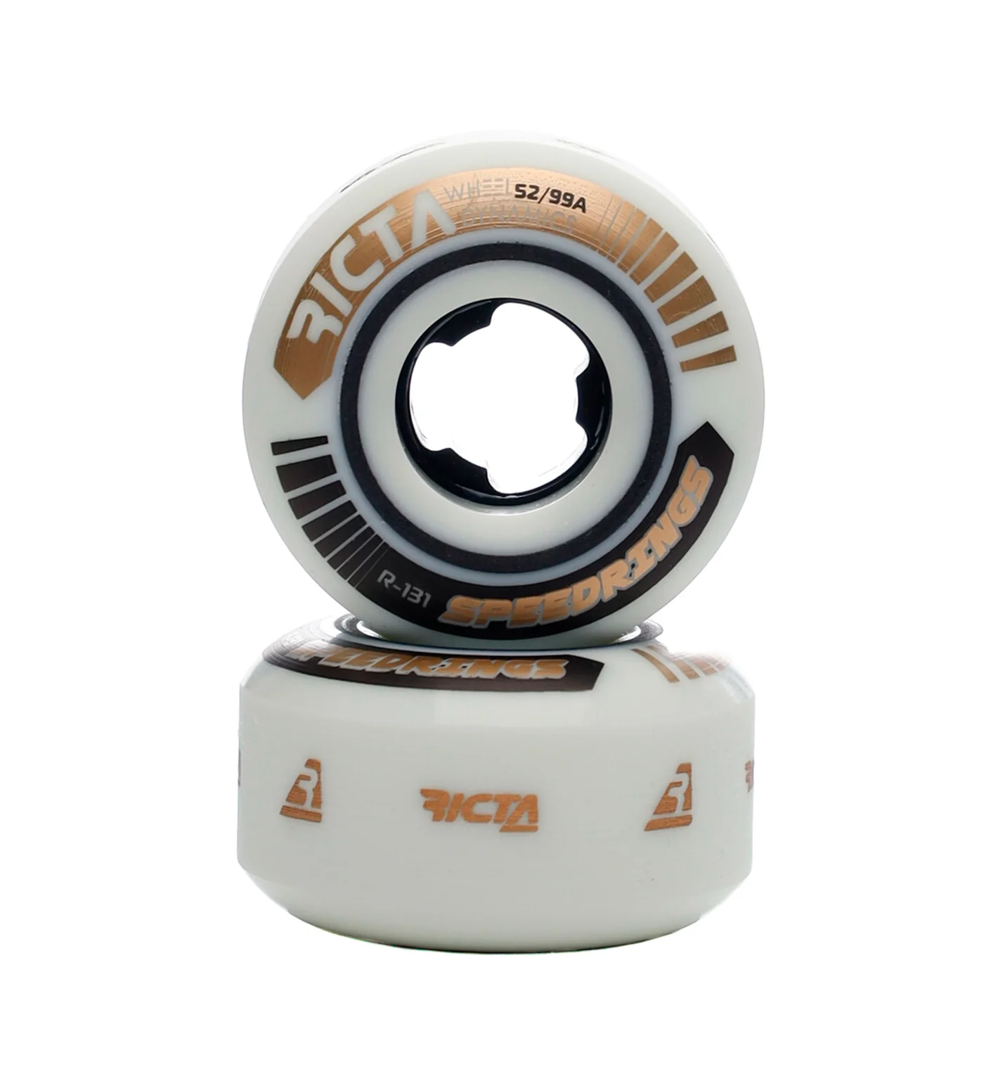 Speedrings Slim 99a, White/Brass