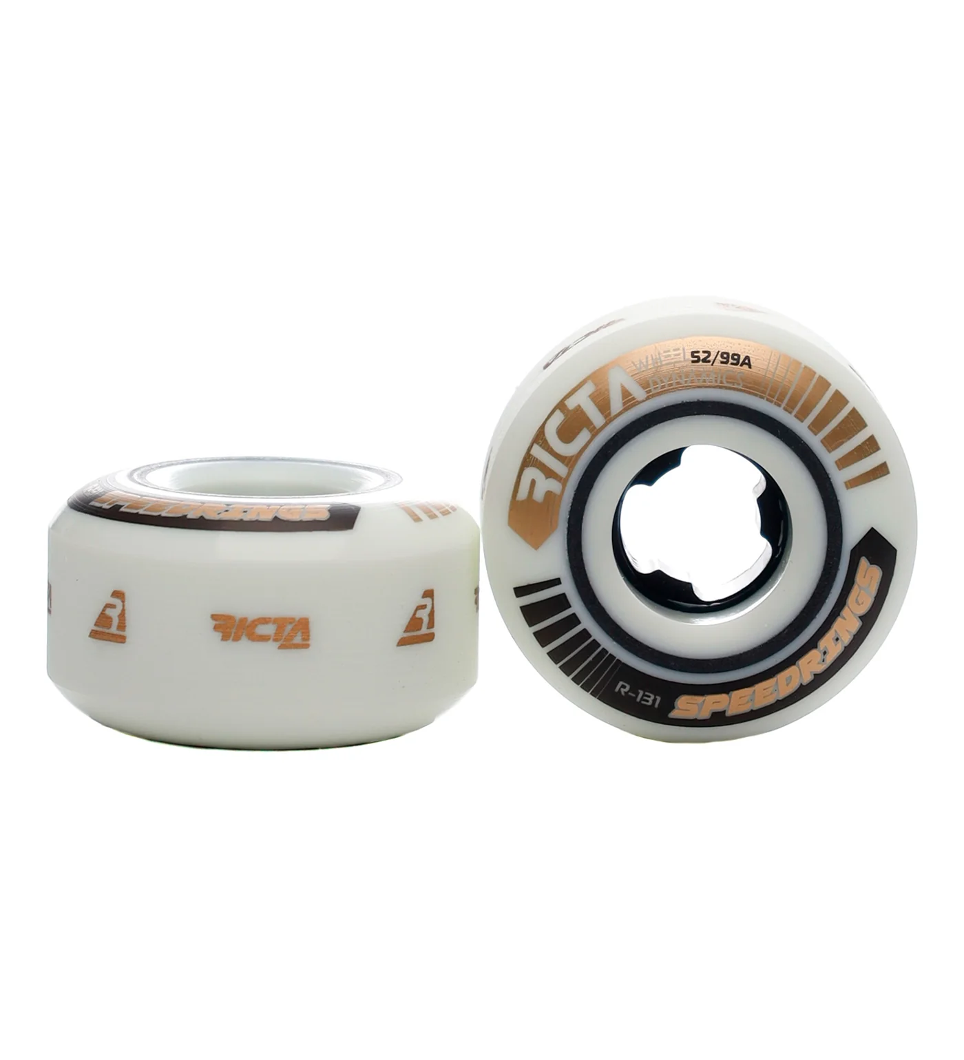 Speedrings Slim 99a, White/Brass - Image 2