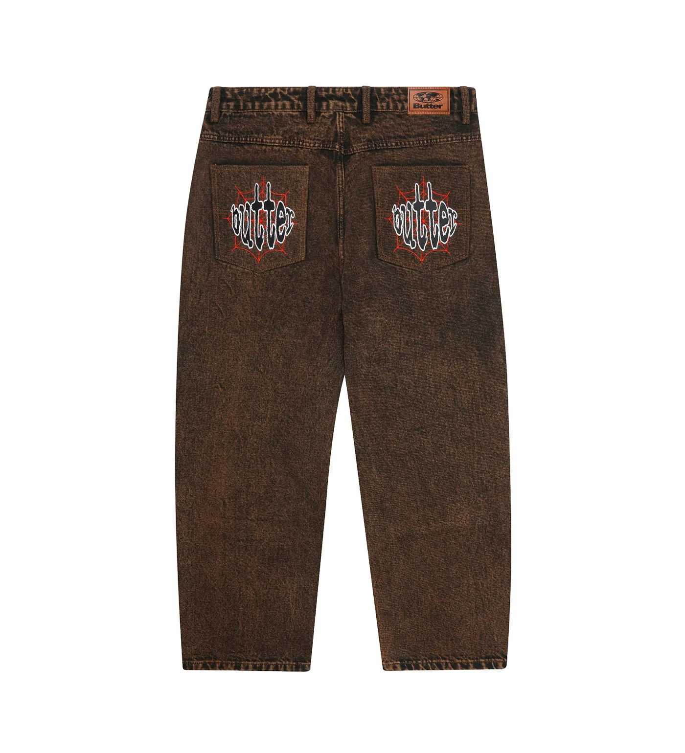 Spider Denim - BAGGY, Acid Brown - Image 2